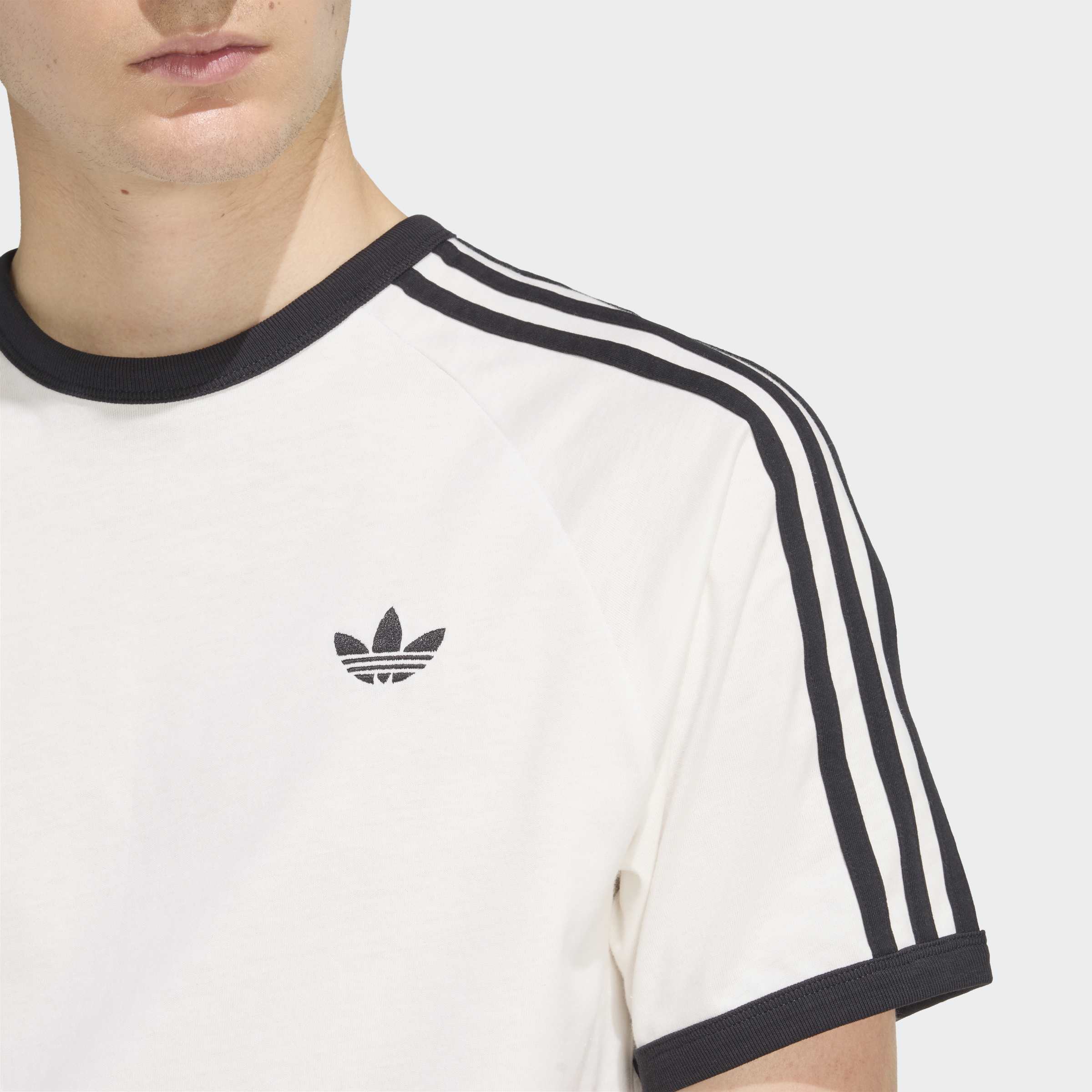 Men's adidas Originals 3-Stripes T-Shirt White