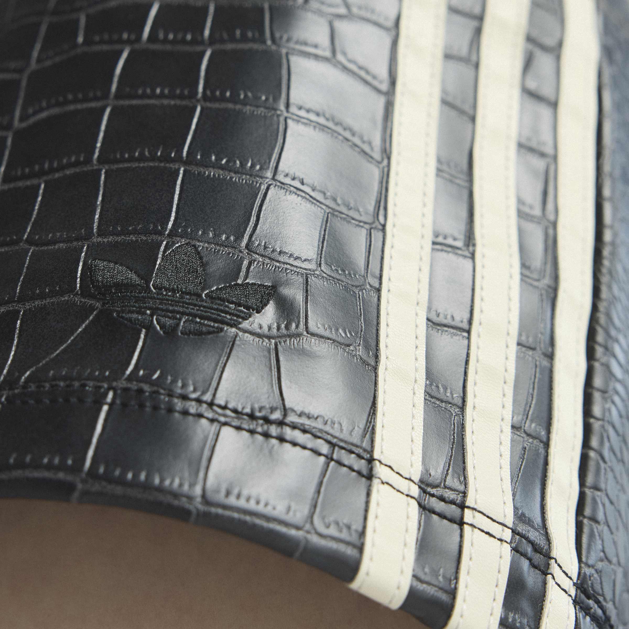 Women's adidas Originals Pleather Mini Skirt Black