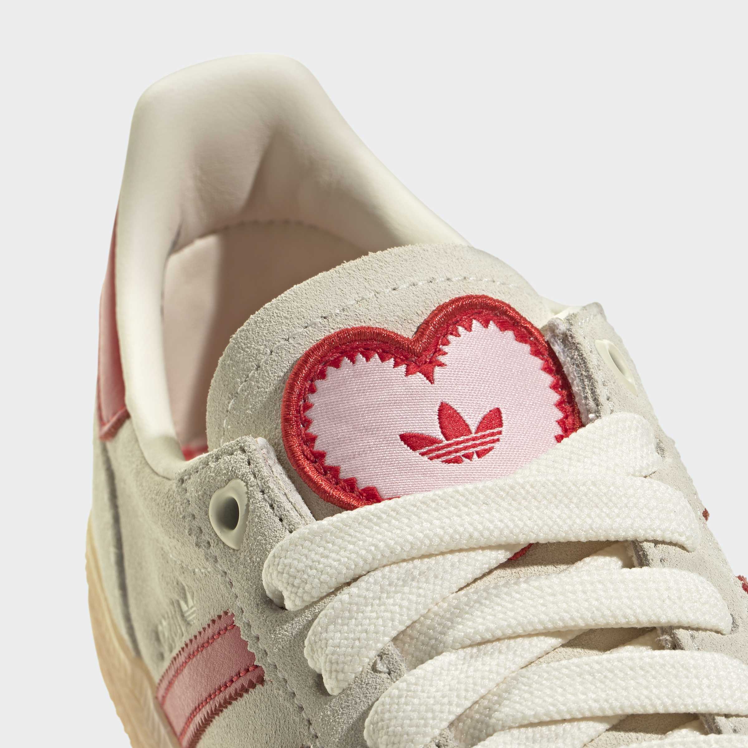 Women's adidas Originals Handball Spezial Shoes Cream White / Better Scarlet