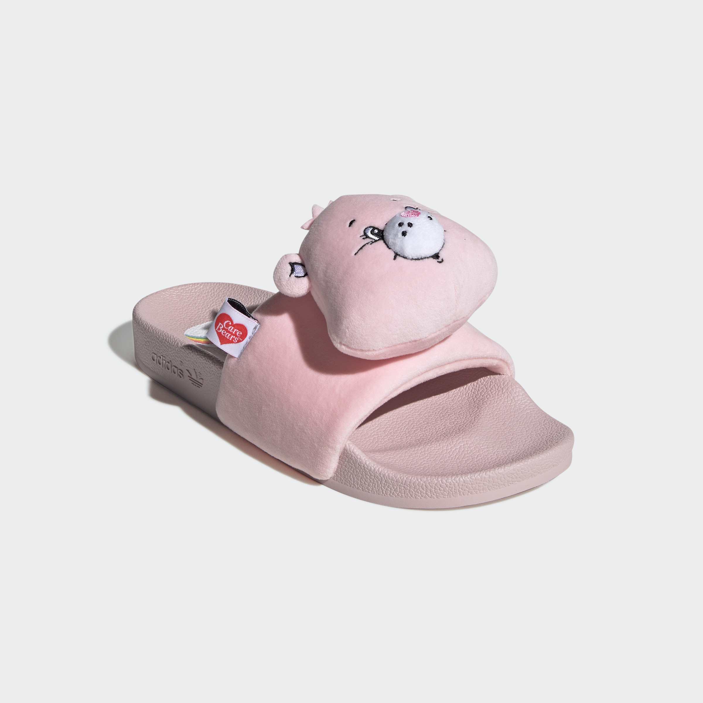 Women's adidas Originals X Care Bears Adilette Slide Pink