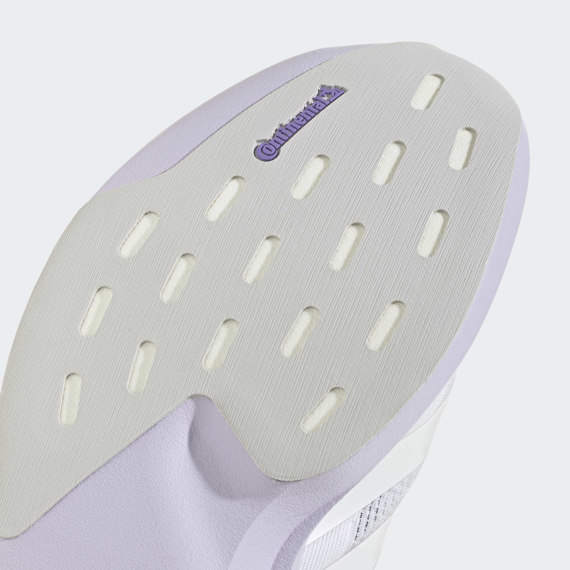 Women's adidas Running Adizero Evo SL Shoes Cloud White / Purple Tint / Zero Metallic