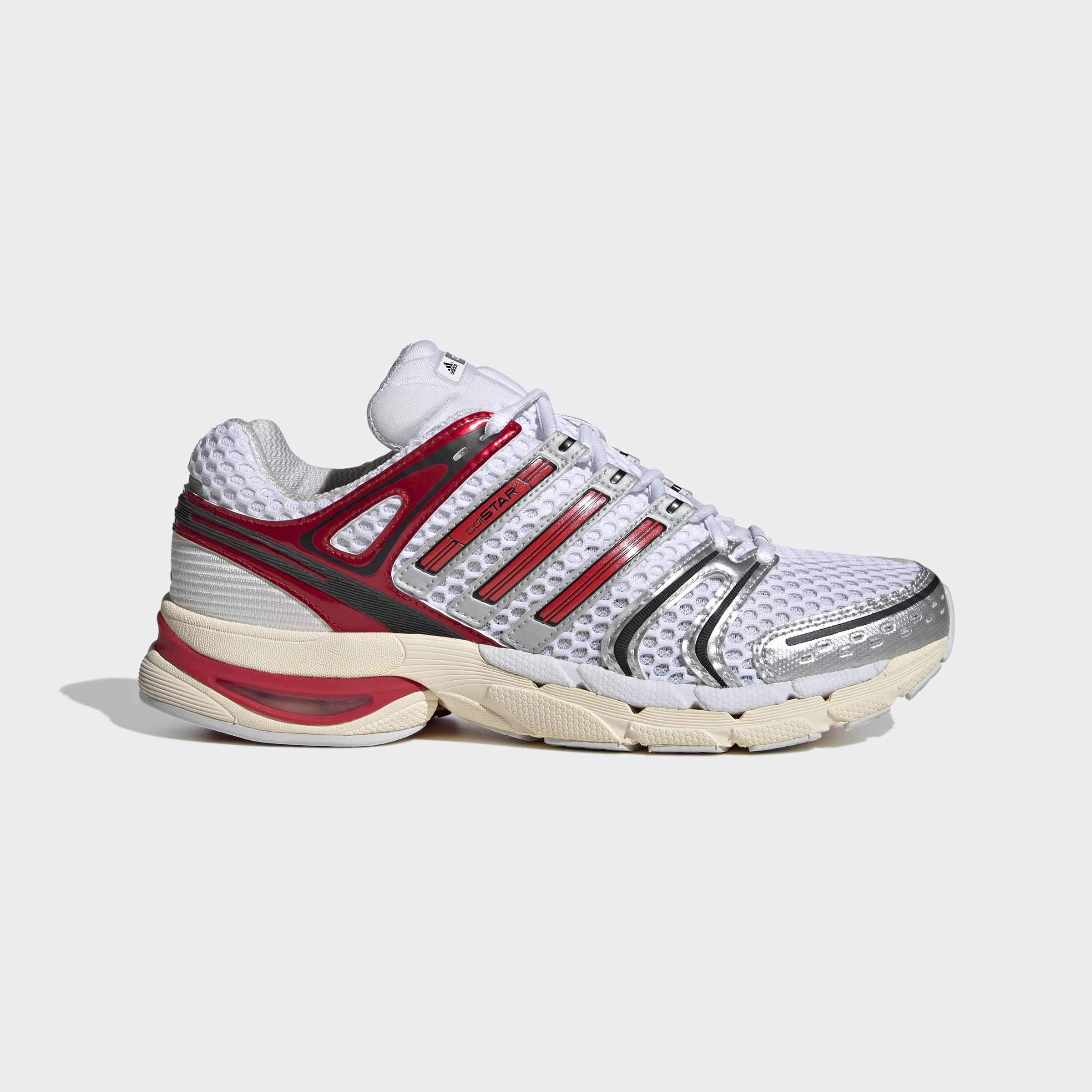 Men's adidas Originals Adistar Control 5 Shoes Cloud White / Better Scarlet / Dash Grey