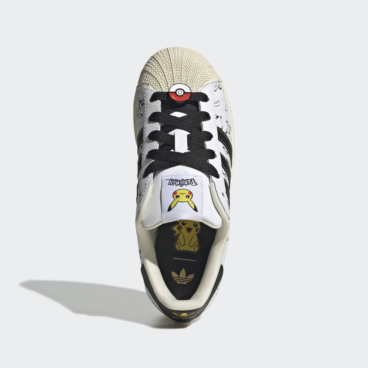 Big Kids adidas Originals Superstar II Shoes Pokémon Pikachu