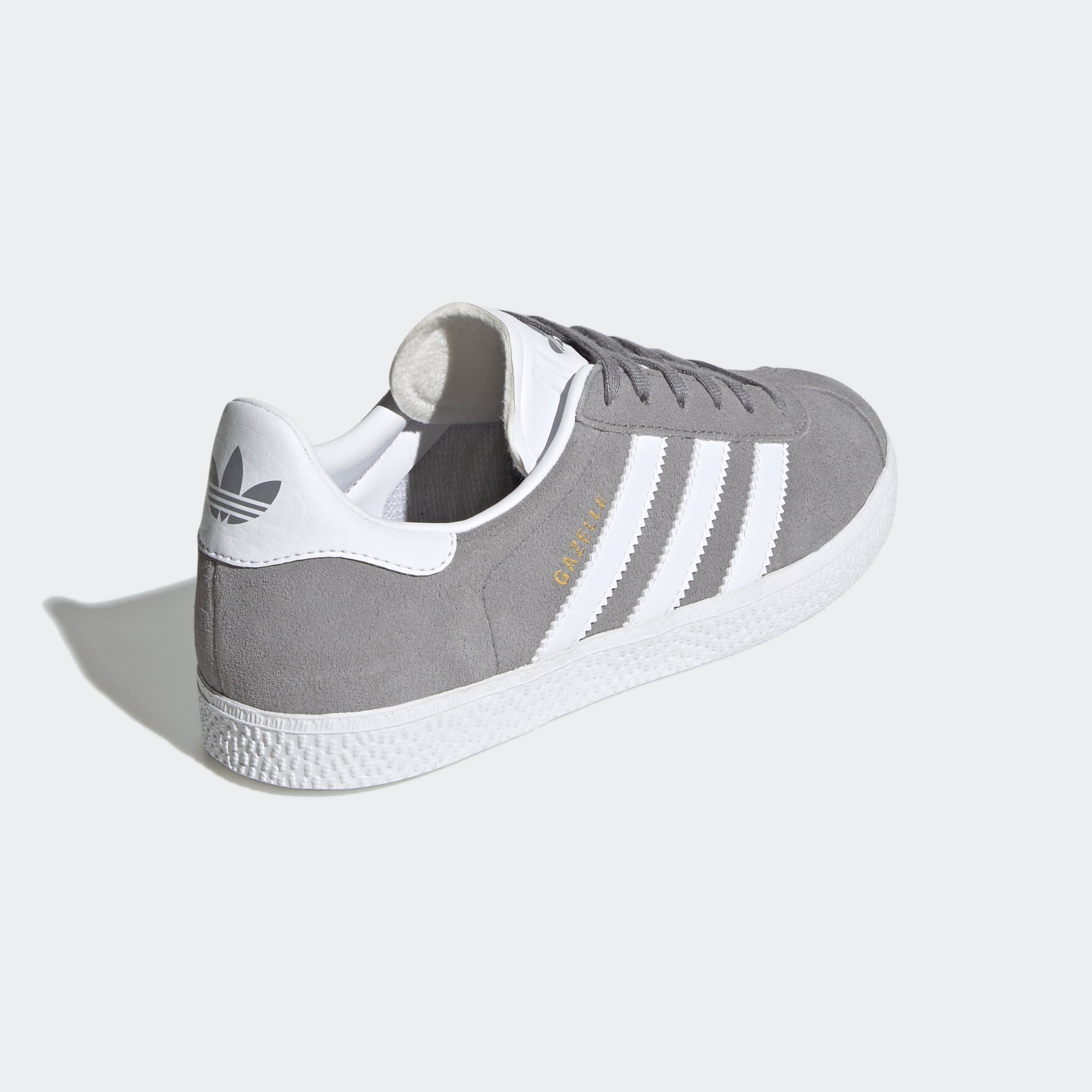 Kids adidas Originals Gazelle Shoes Grey Three