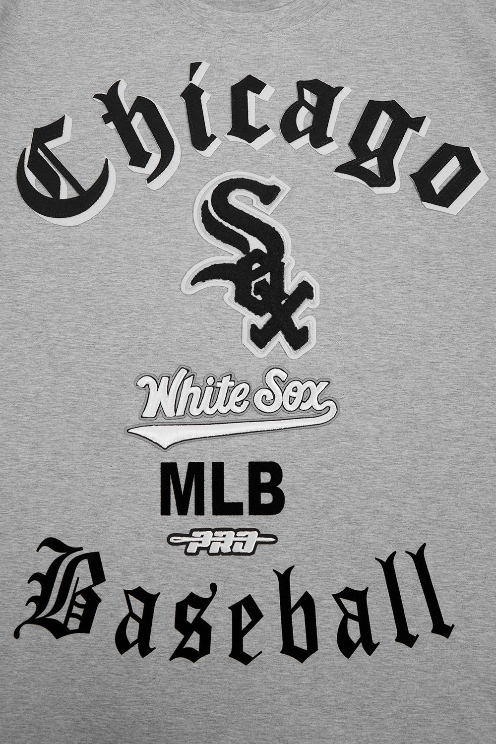 Men's Pro Standard Chicago White Sox Old English Tee Heather Grey
