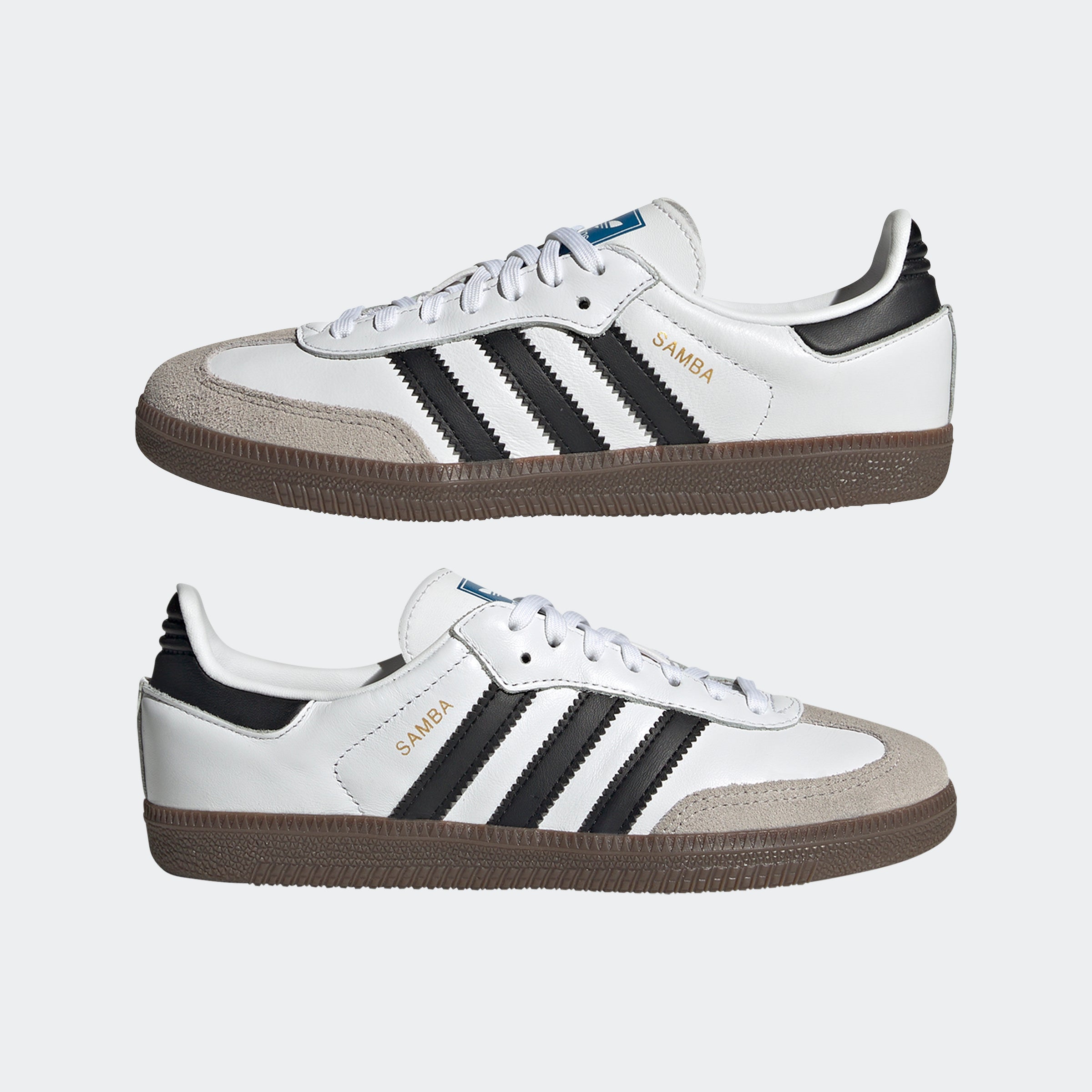 Little Kids adidas Originals Samba OG Shoes White Black