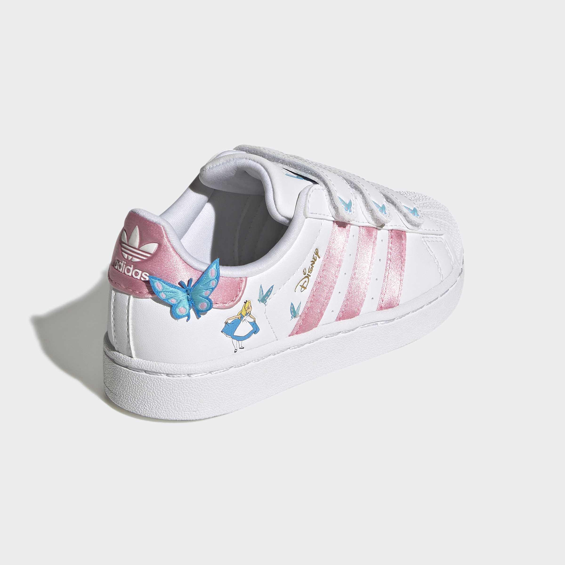 Little Kids adidas Originals Superstar II Comfort Closure Shoes Alice in Wonderland