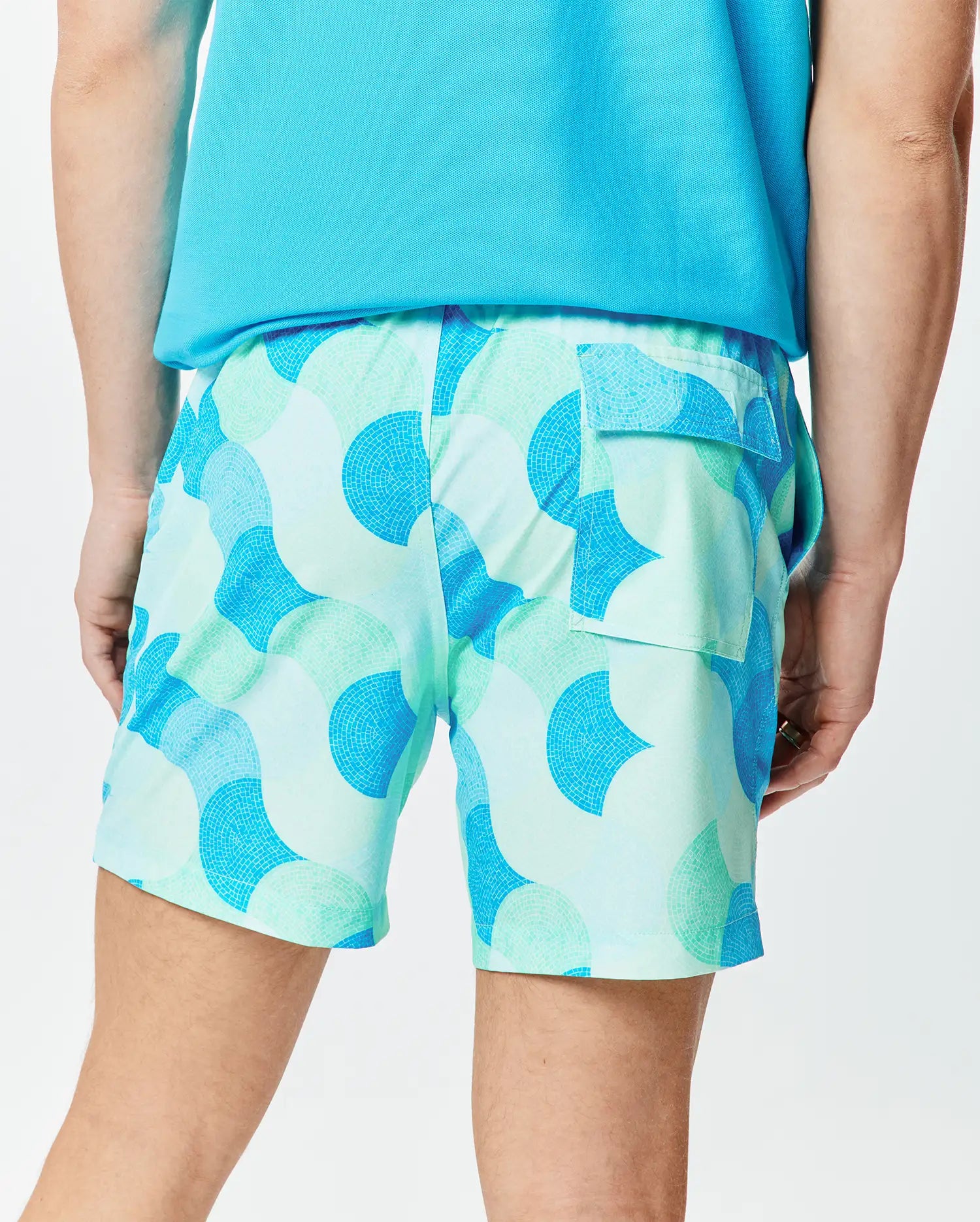 Men's Psycho Bunny Ethan Swim Trunk 6" Cabbage