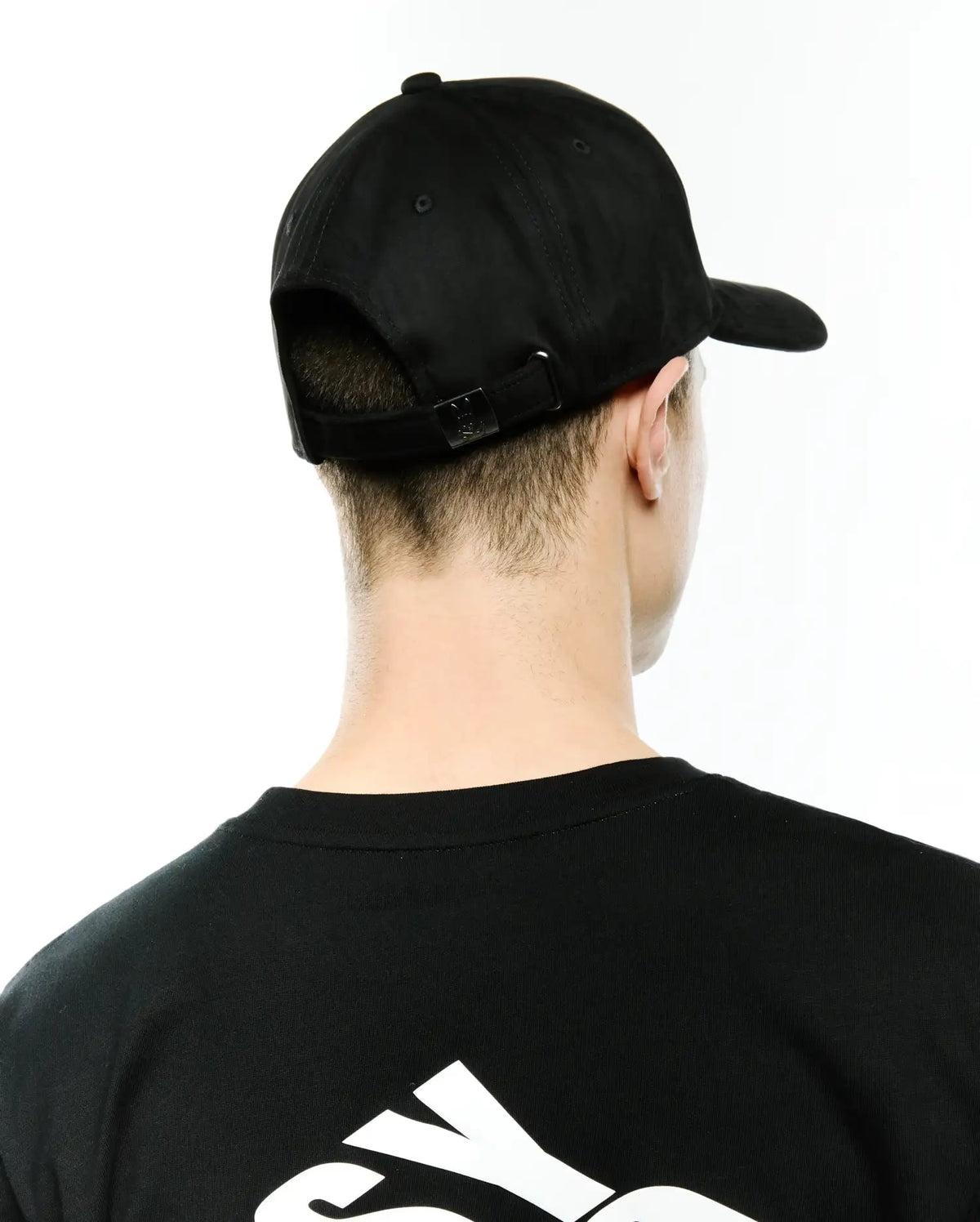 Men's Psycho Bunny Kenneth A-Frame Trucker Cap Black