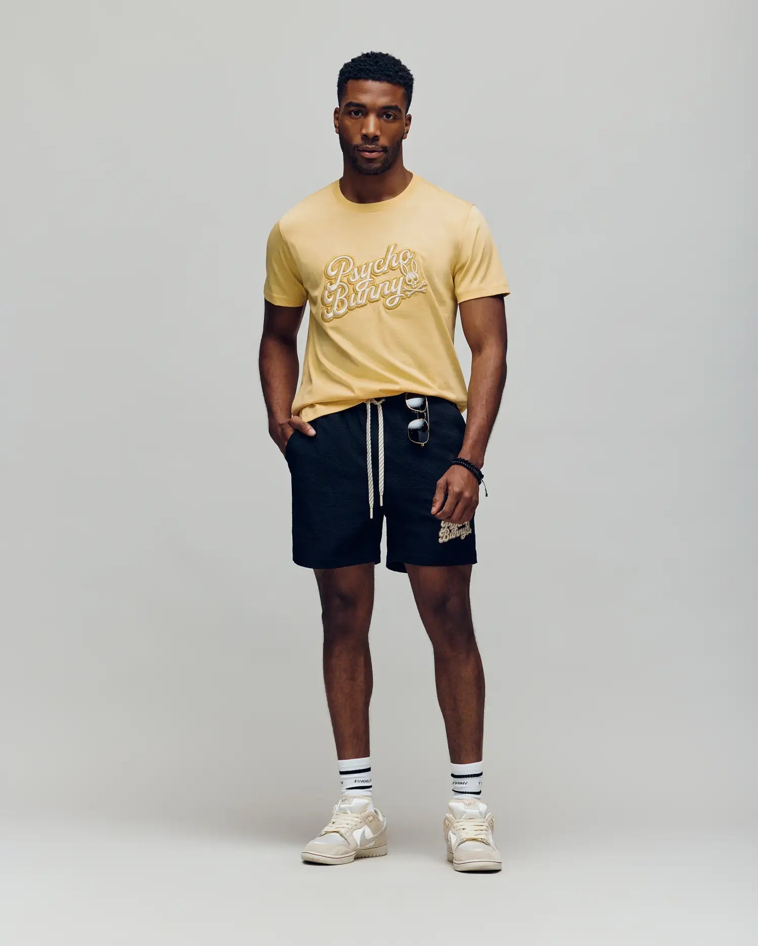 Men's Psycho Bunny Elias Graphic Tee Sahara Sun