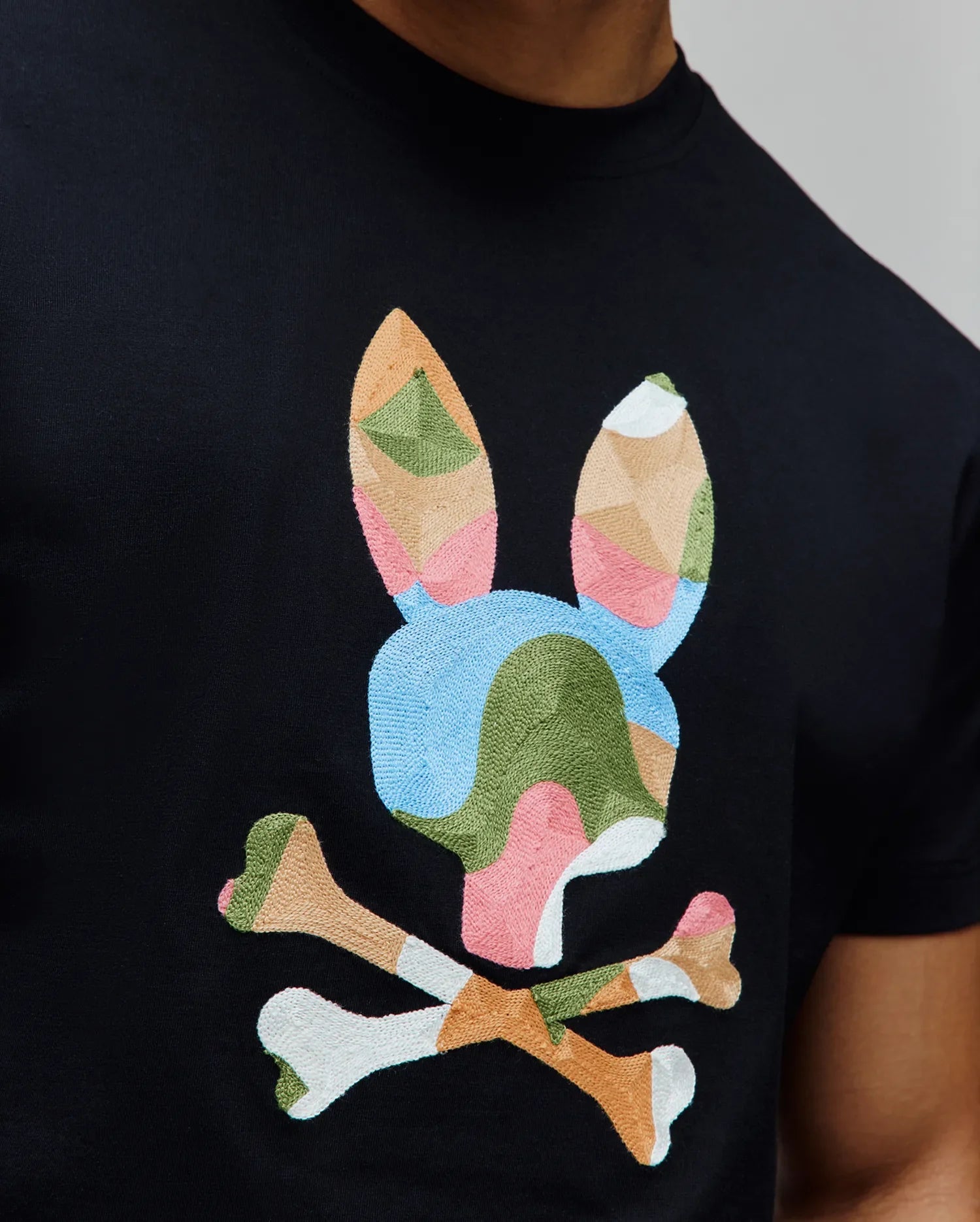 Men's Psycho Bunny Ara Graphic Tee Black