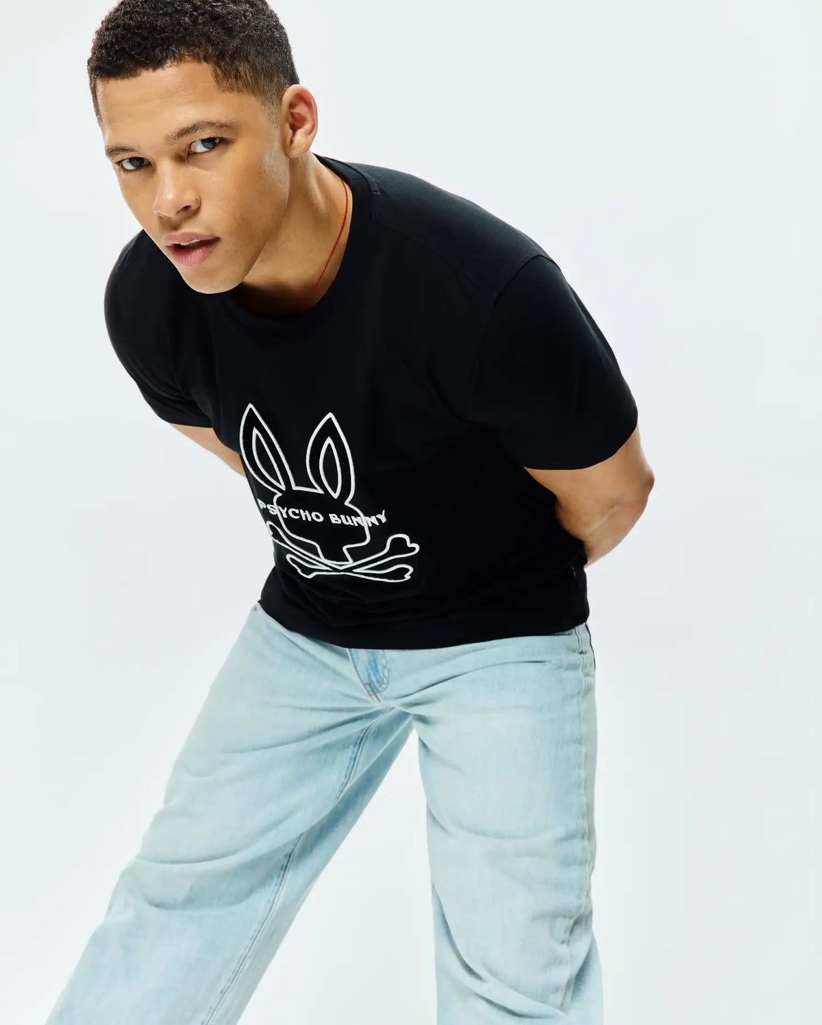 Men's Psycho Bunny Craig Graphic Tee Black