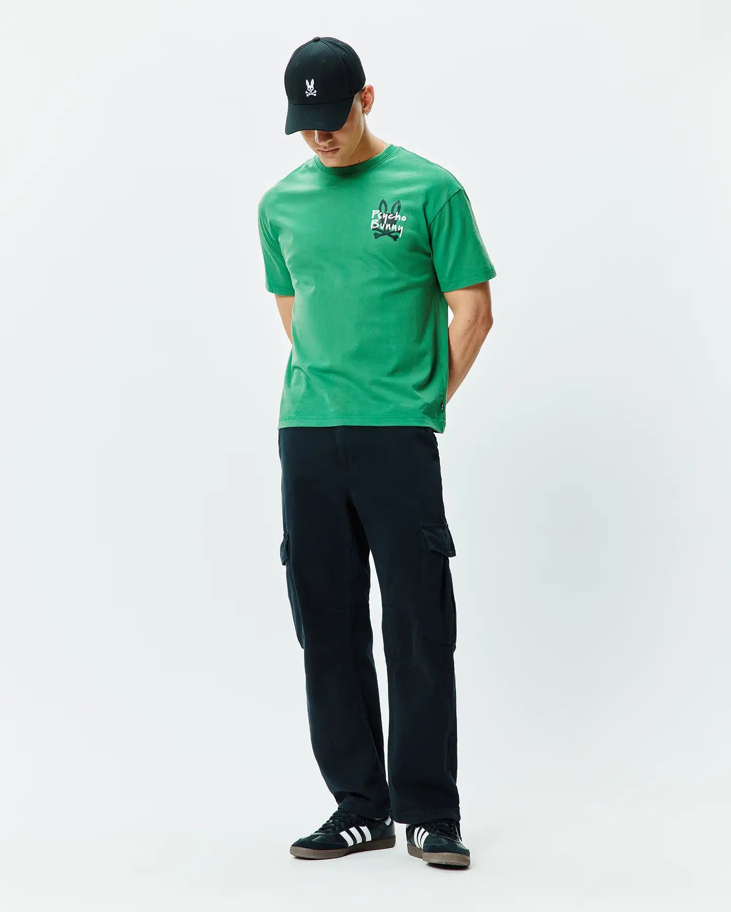 Men's Psycho Bunny Duncan Oversized Tee Leprechaun