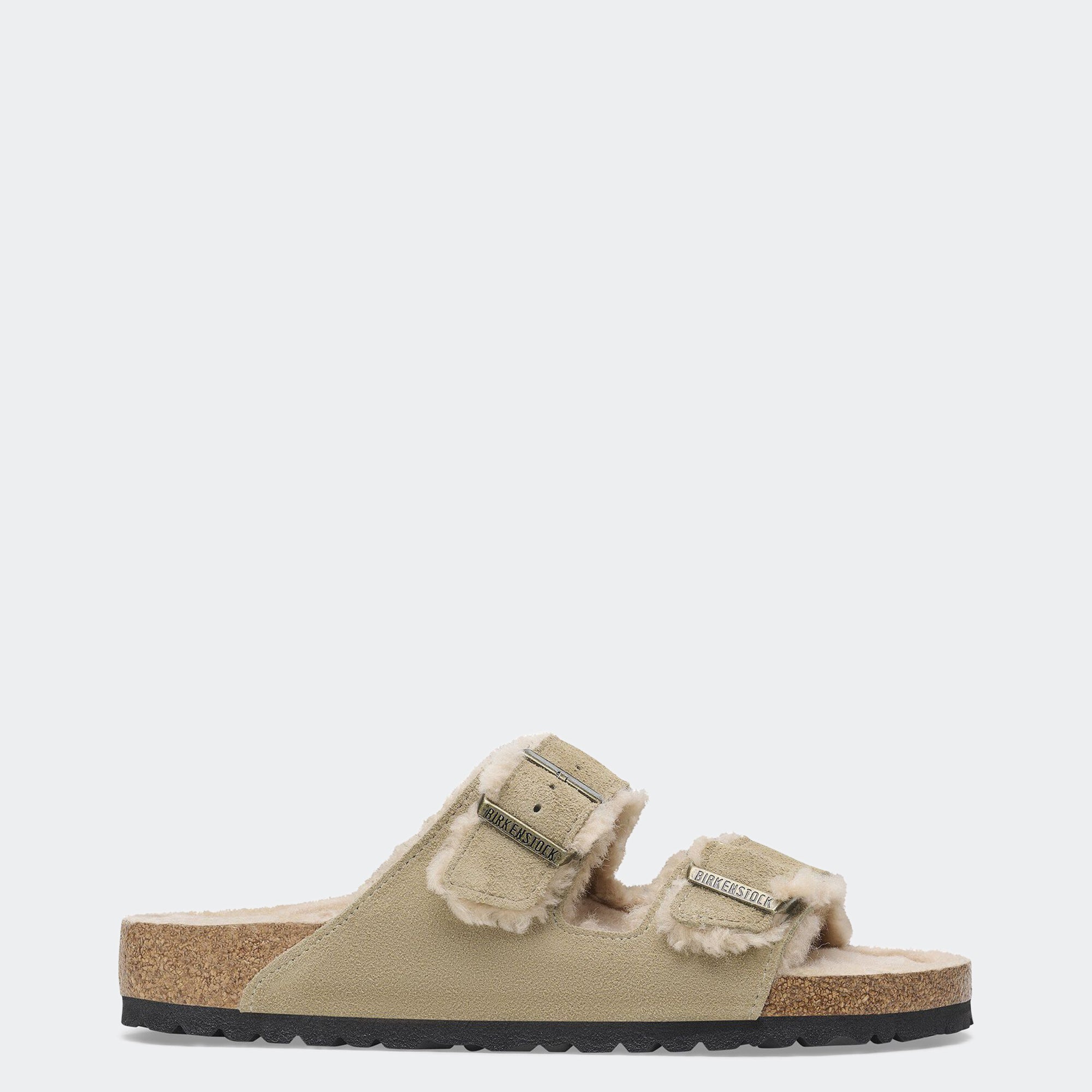 Men's BIRKENSTOCK Arizona Shearling Suede Leather Taupe