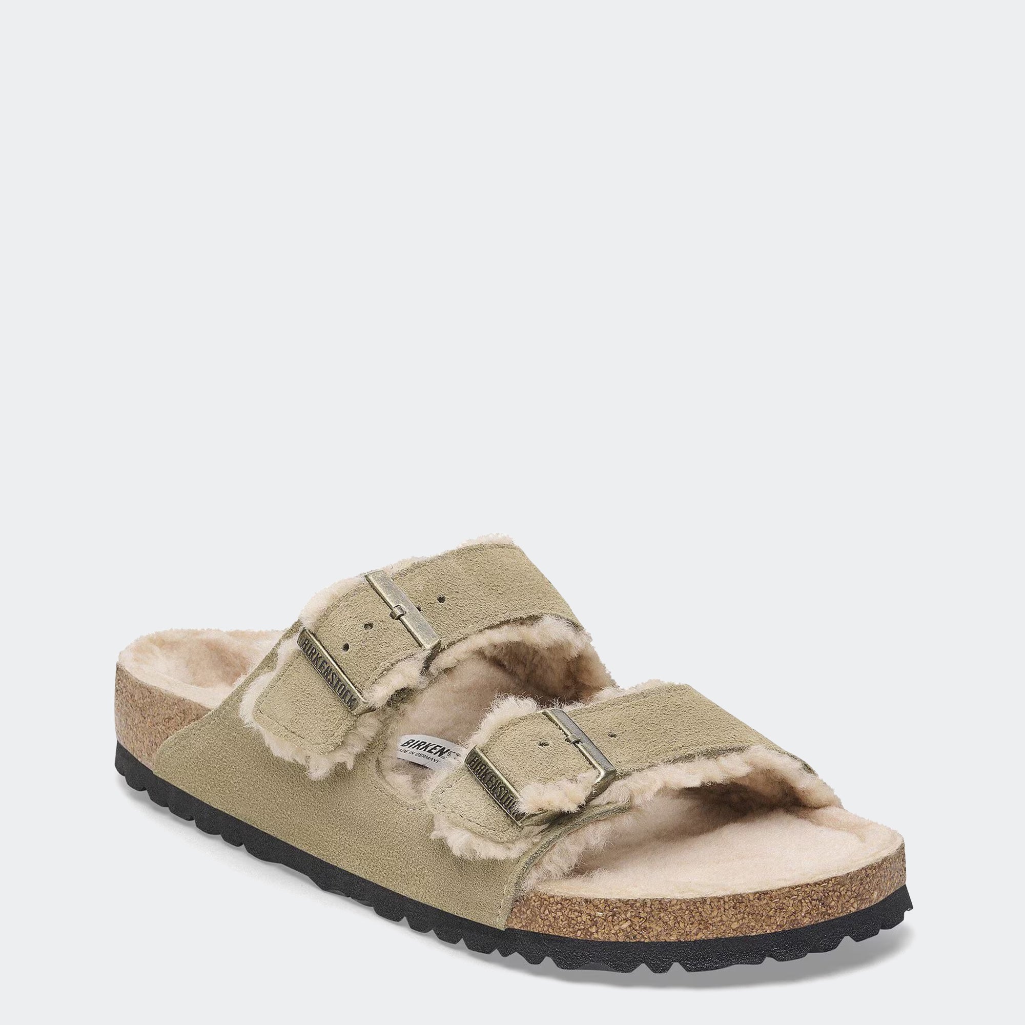 Men's BIRKENSTOCK Arizona Shearling Suede Leather Taupe