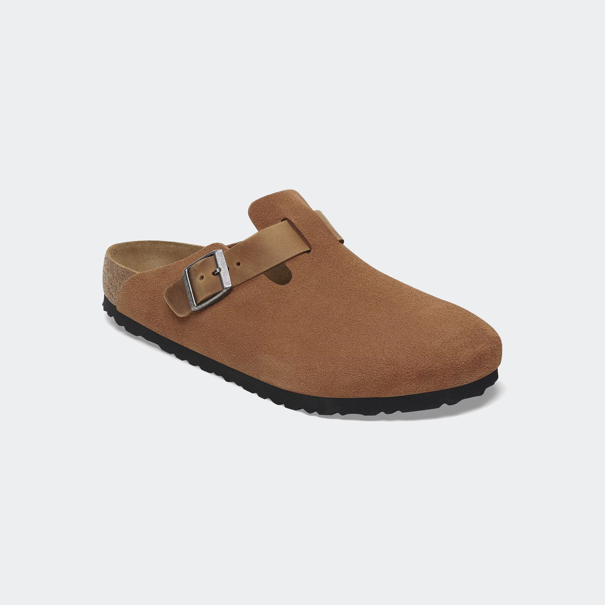 Men's BIRKENSTOCK Boston Mixed Leather Cognac
