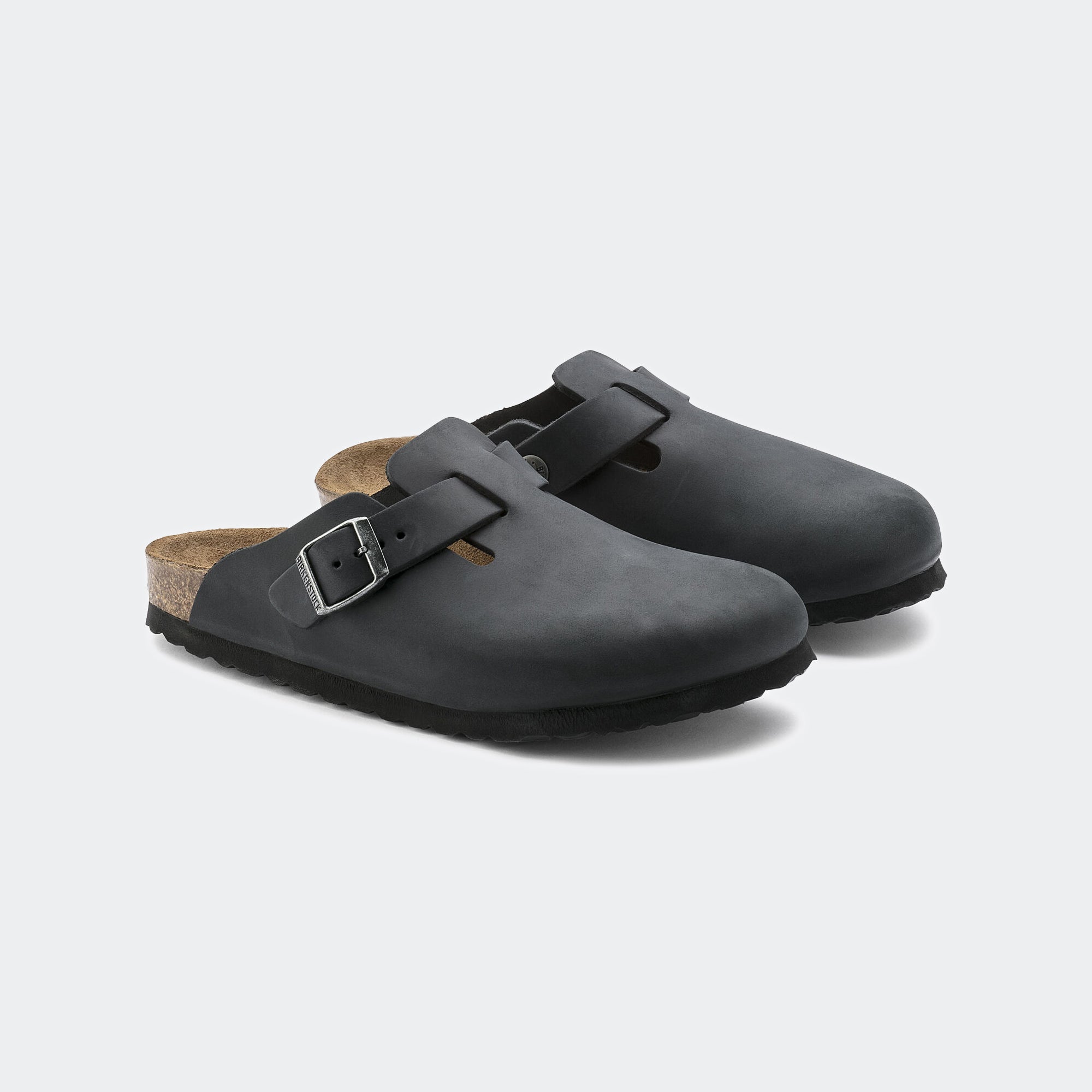 Men's BIRKENSTOCK Boston Oiled Leather Black