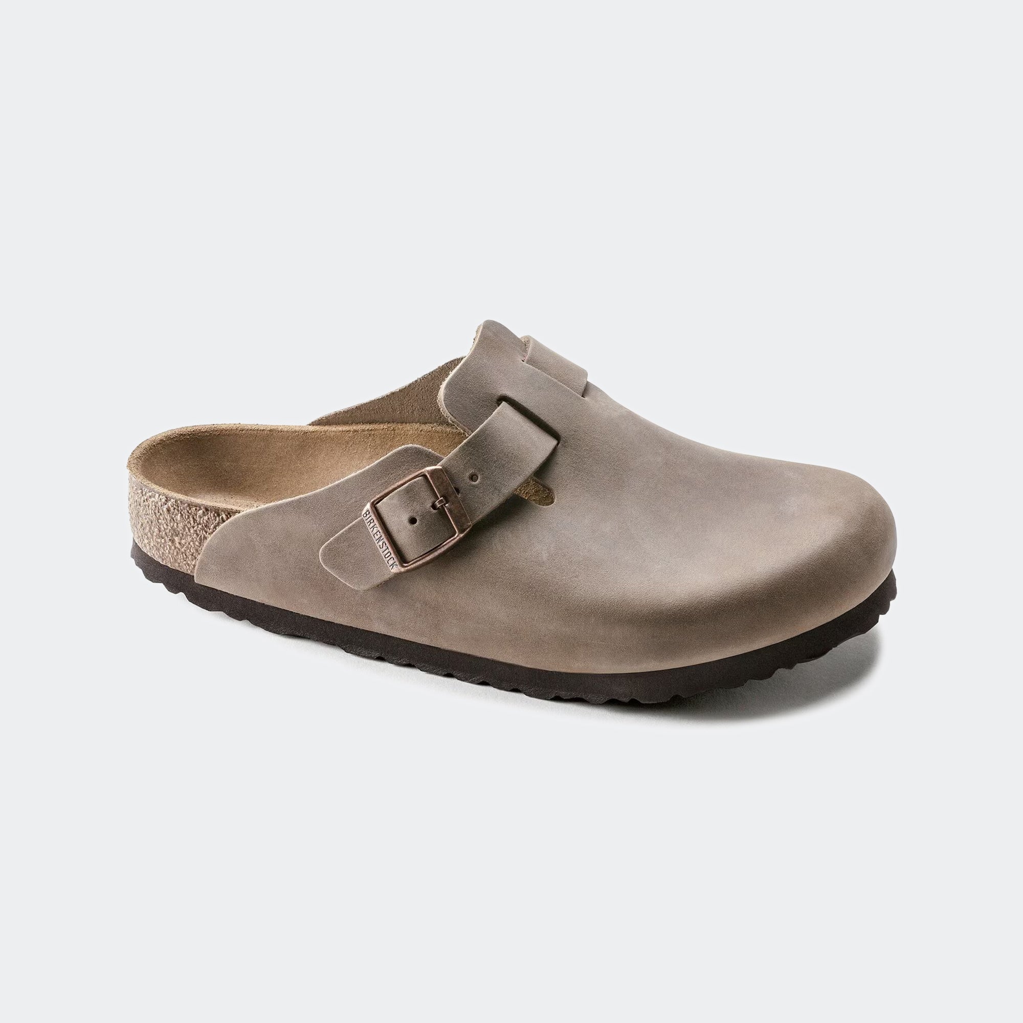 Men's BIRKENSTOCK Boston Oiled Leather Tobacco Brown