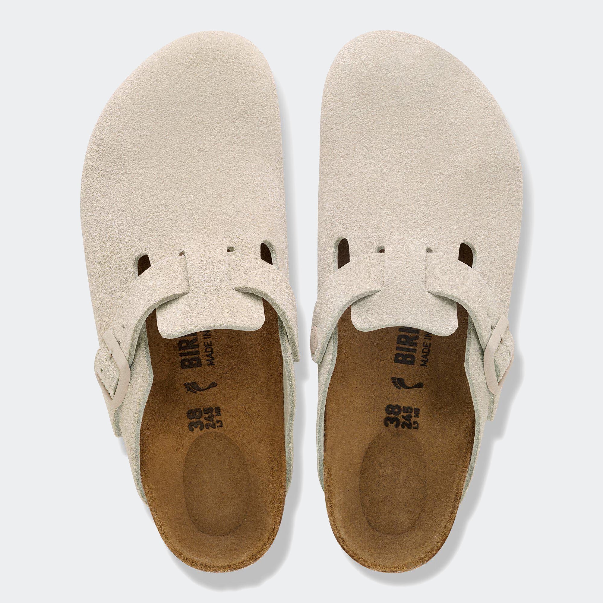 Men's BIRKENSTOCK Boston Suede Leather Oyster