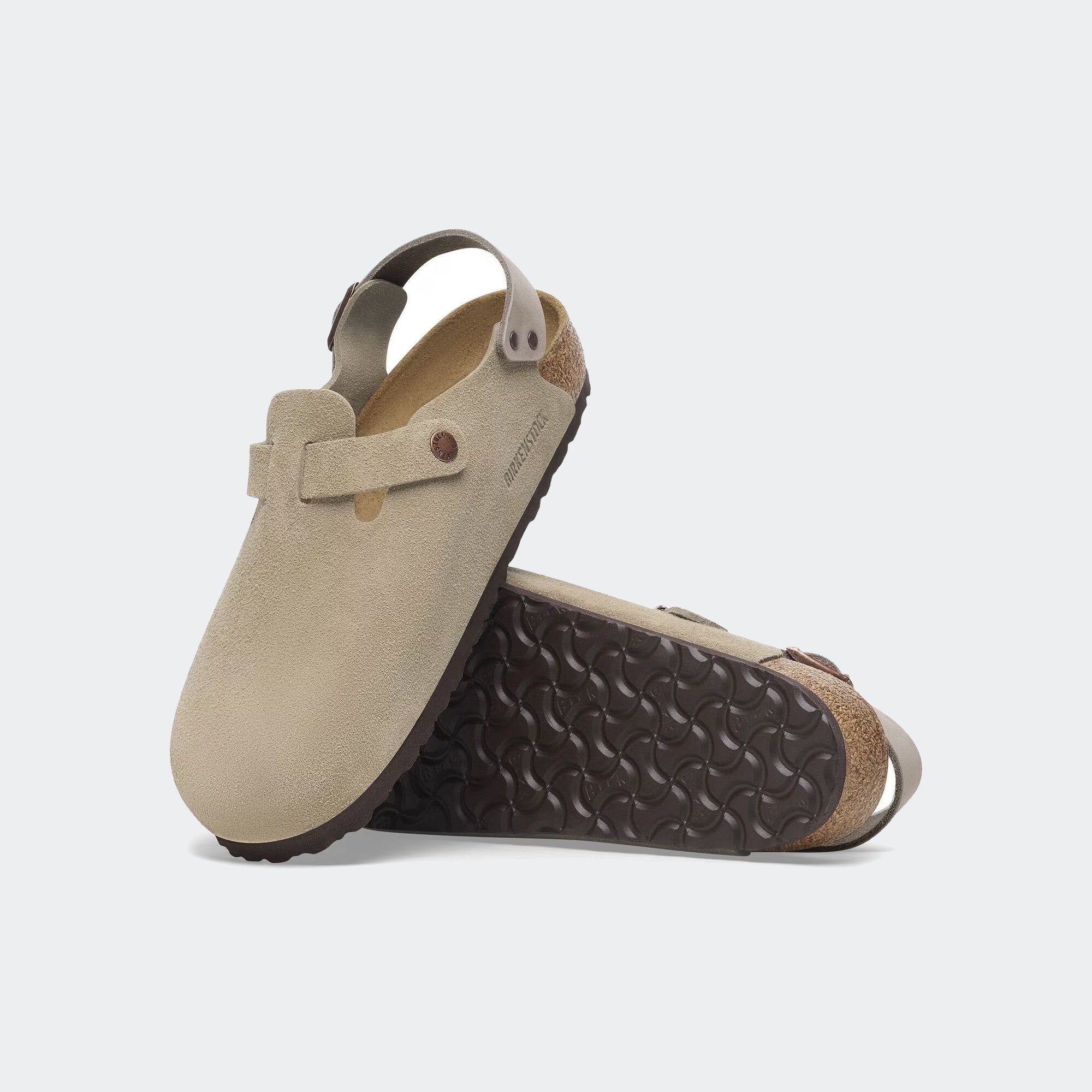 Men's BIRKENSTOCK Tokio Suede Leather Taupe