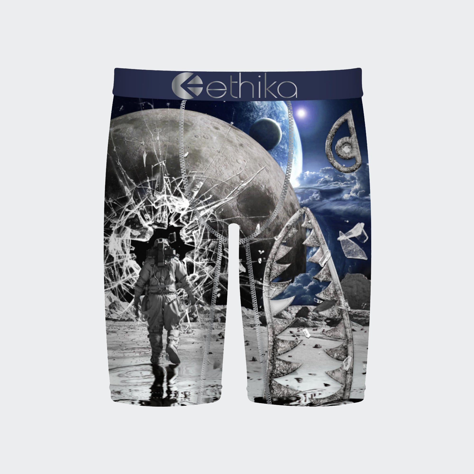 Men's Ethika Staple Bomber Moon Shatter Boxer Briefs