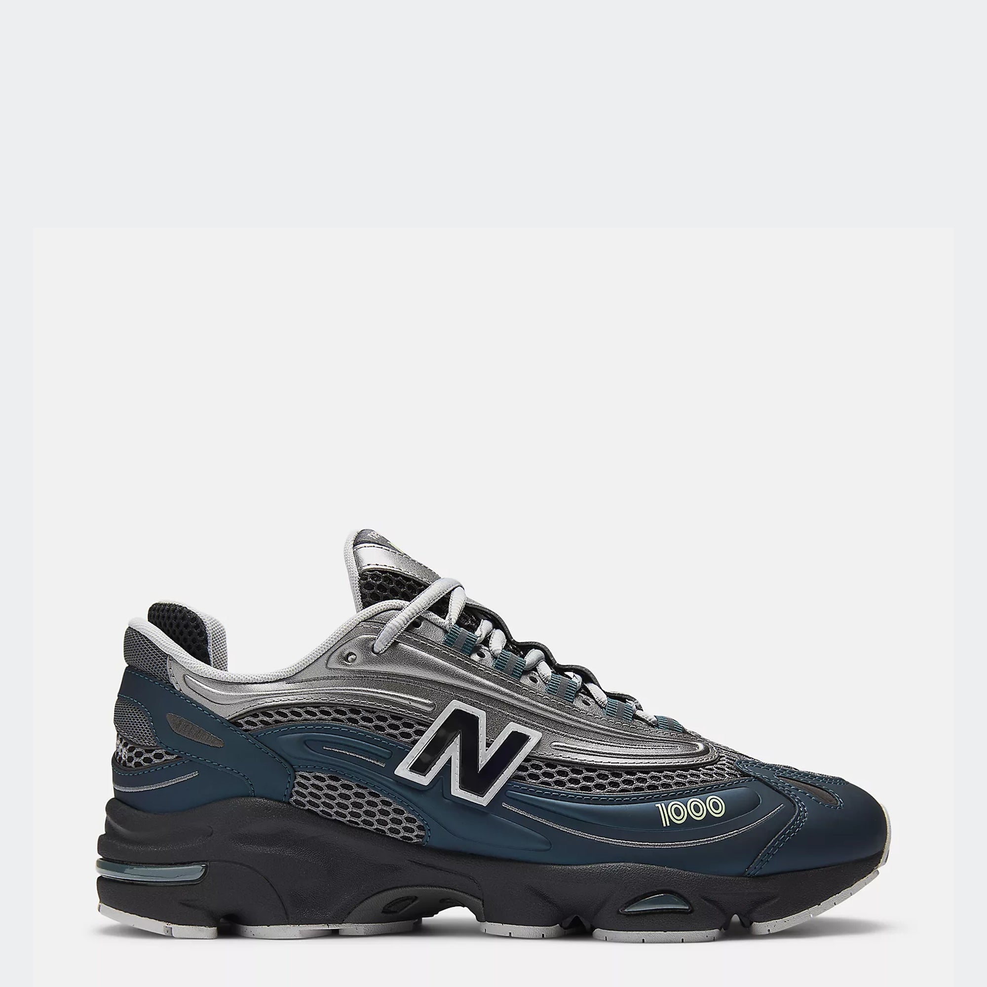 Men's New Balance 1000 Shoes Deep Ocean / Dark Silver Metallic
