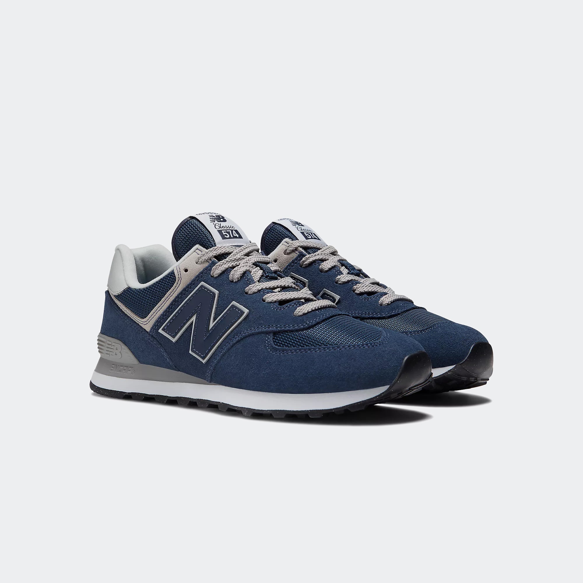 Men's New Balance 574 Core Shoes Navy White
