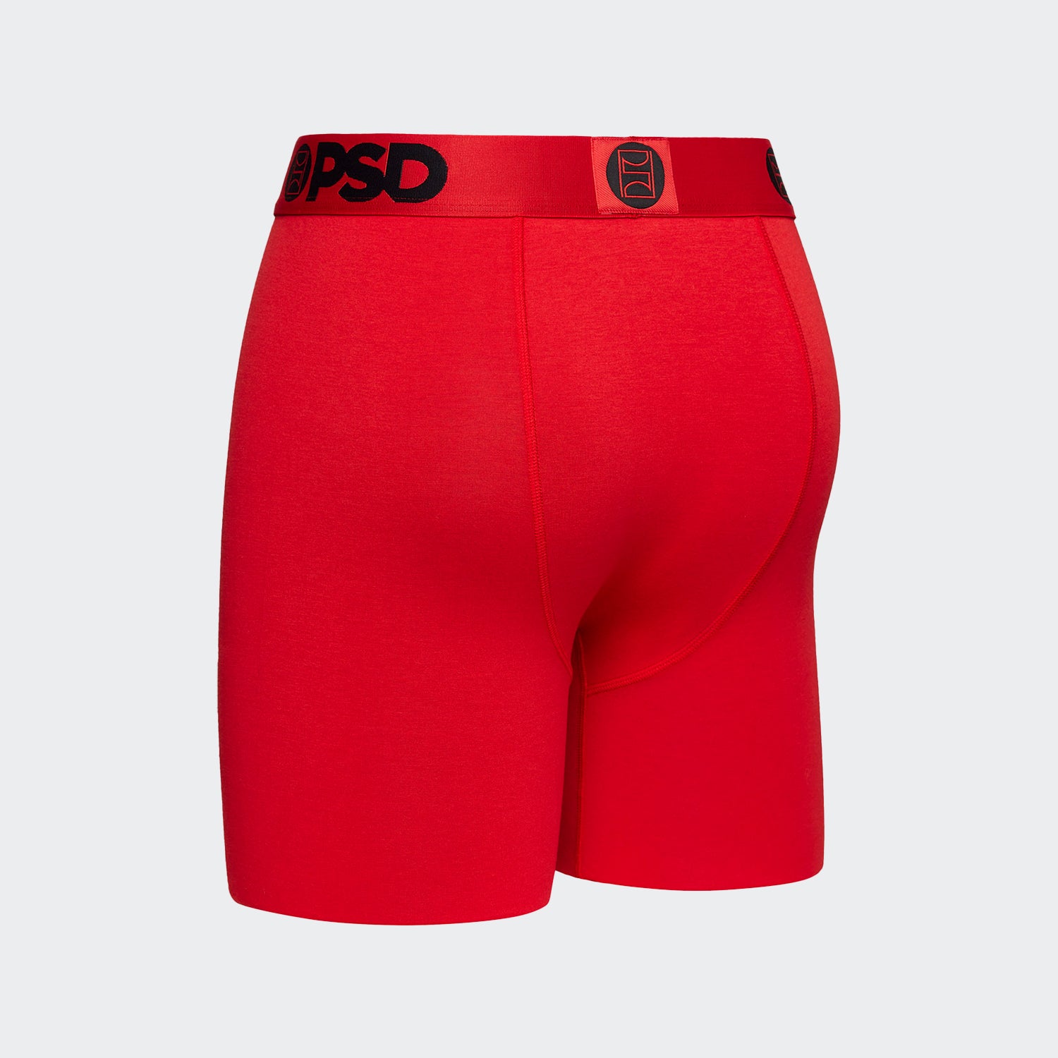 Men's PSD Modal Solid Boxer Briefs Red