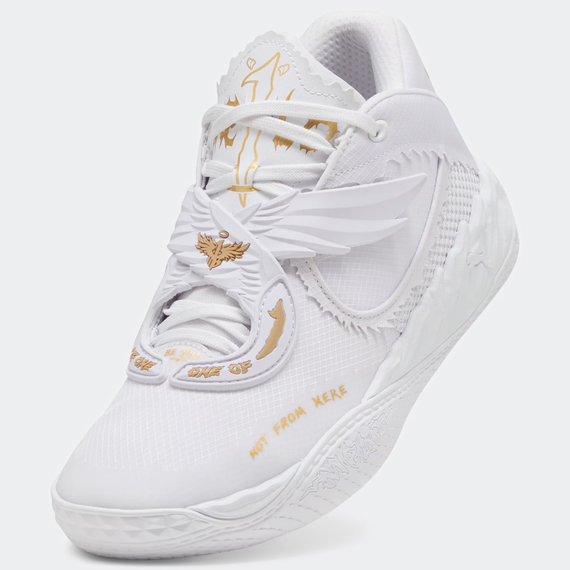 Men's PUMA Basketball MB.05 Mist Shoes White