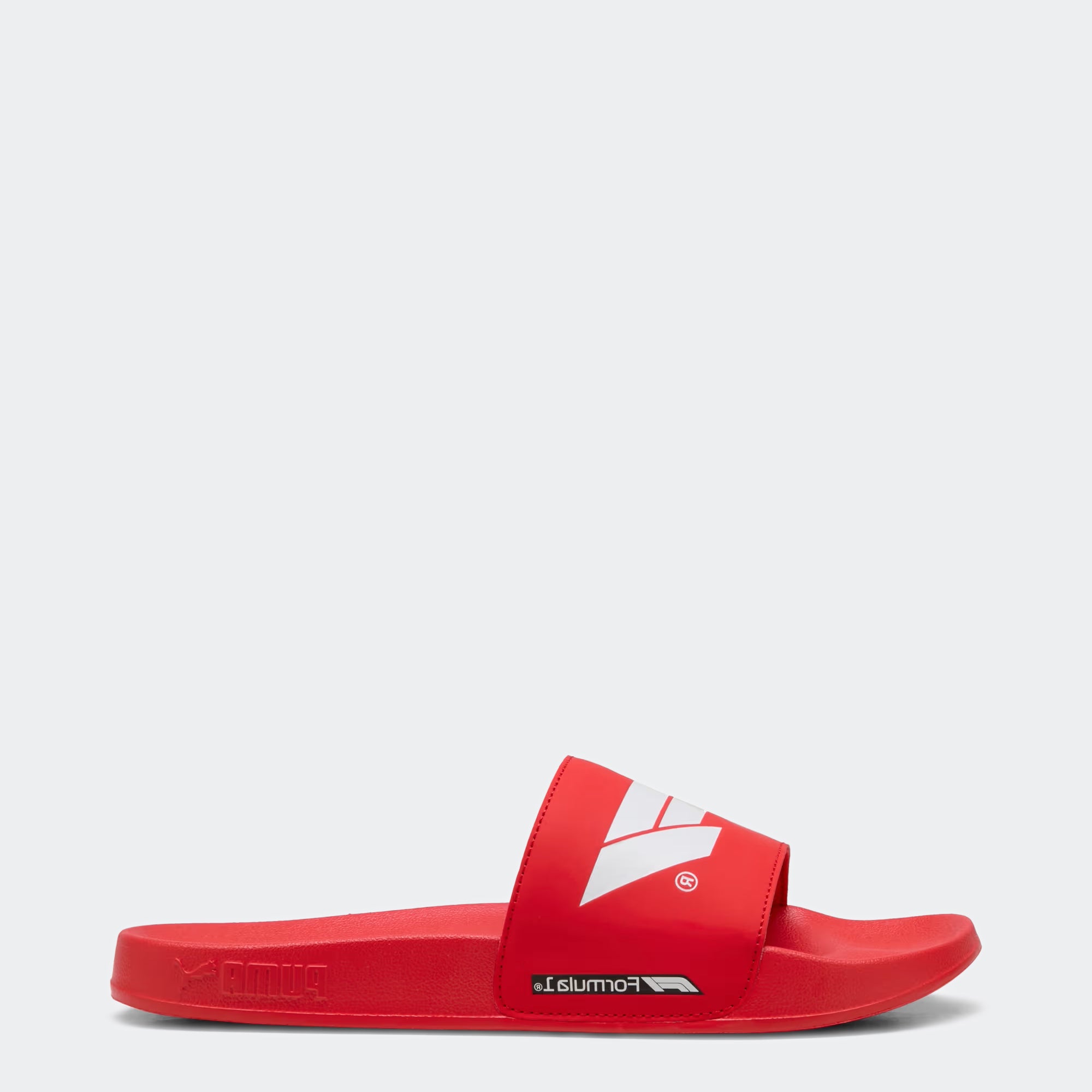 Men's PUMA Formula 1® Leadcat 2.0 Logo Slides Pop Red / PUMA White