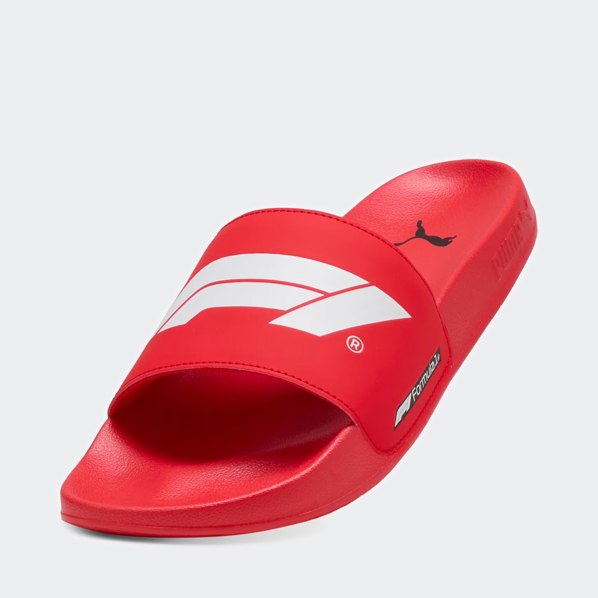 Men's PUMA Formula 1® Leadcat 2.0 Logo Slides Pop Red / PUMA White