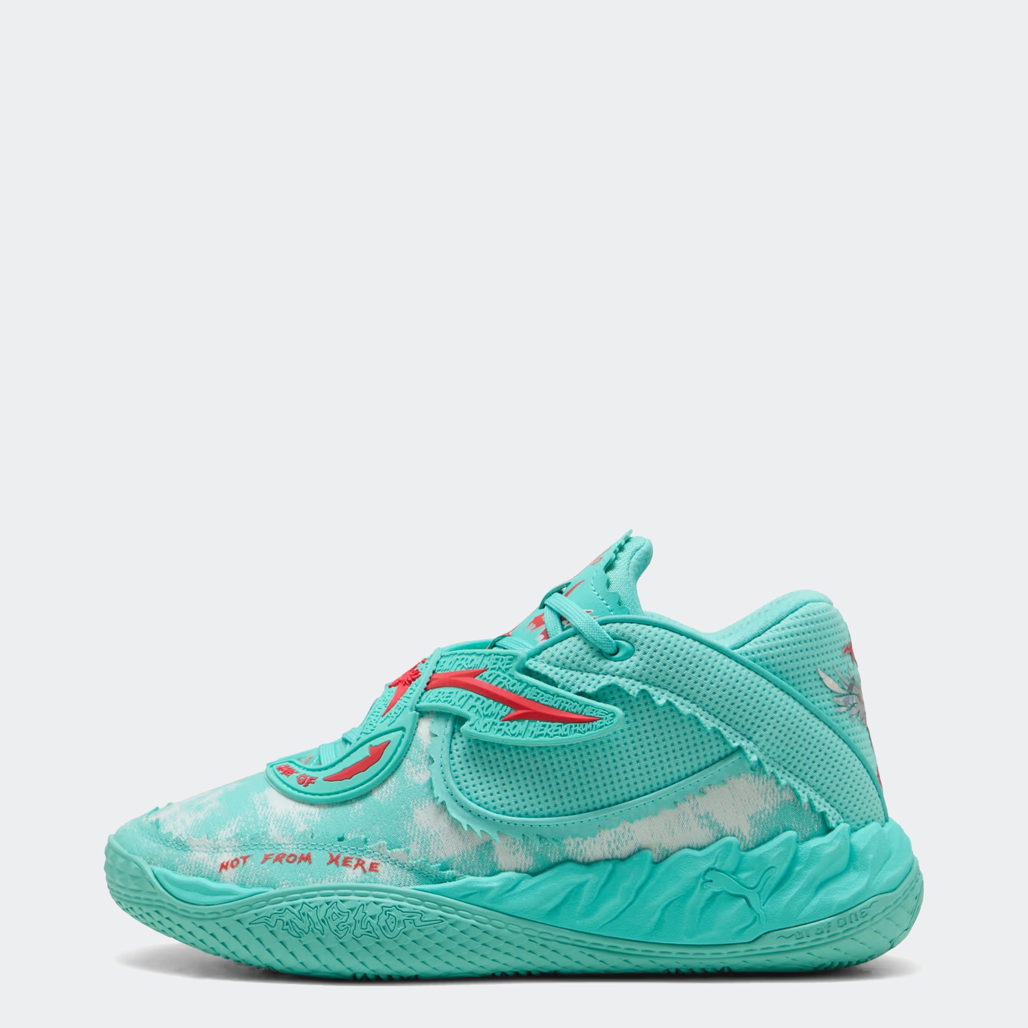 Men's PUMA MB.05 Melo World Basketball Shoes Aquatic