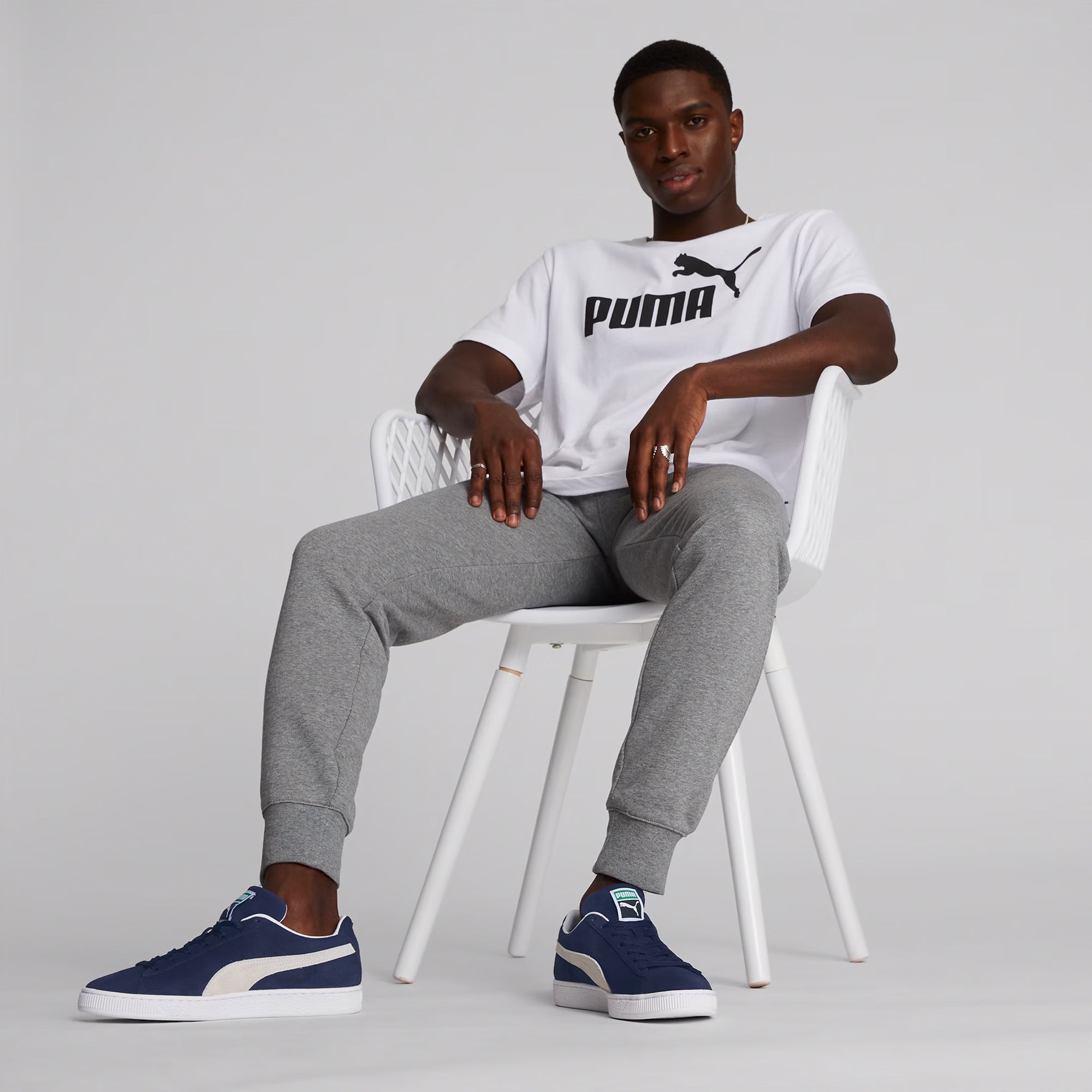 Men's PUMA Suede Classic XXI Shoes Peacoat Navy