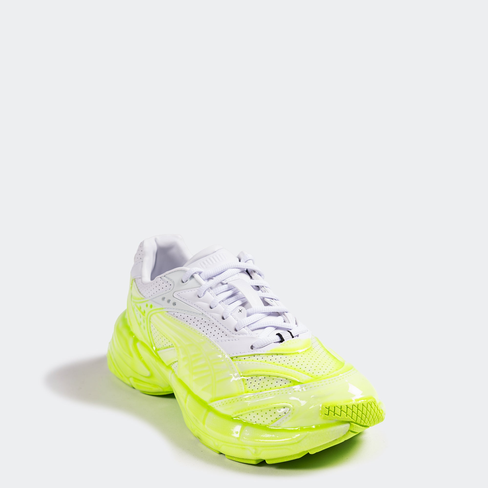 Men's PUMA Velophasis Technisch Shoes Slime Green