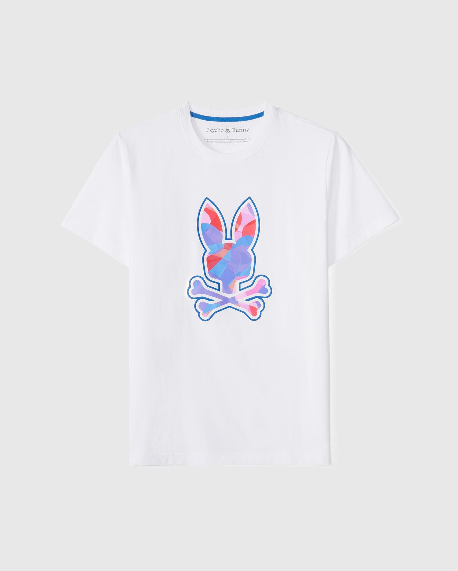 Men's Psycho Bunny Norridge Graphic Tee White