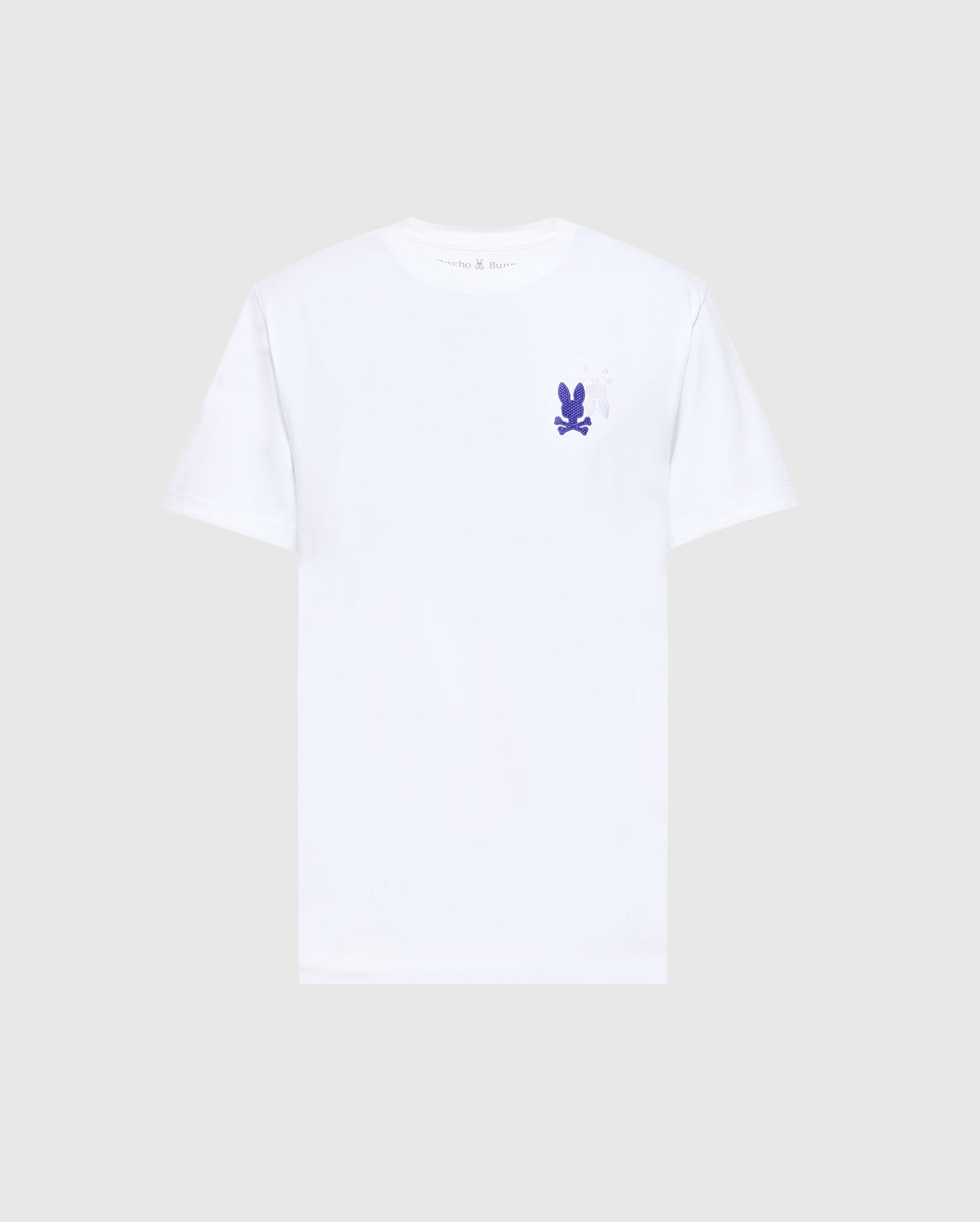 Men's Psycho Bunny Pierce Embroidered Back Graphic Tee White