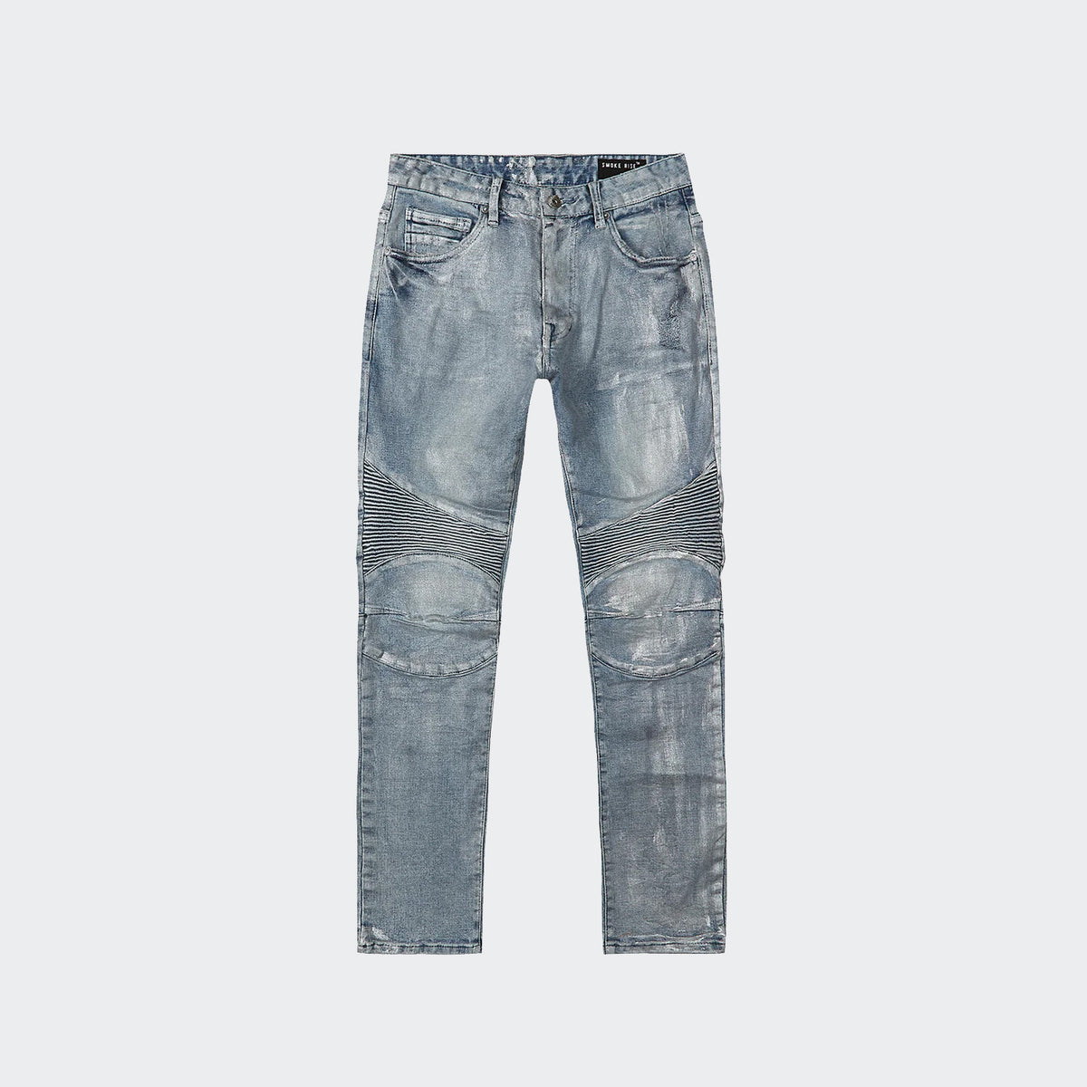 Men's Smoke Rise Moto Jeans Iridescent Blue