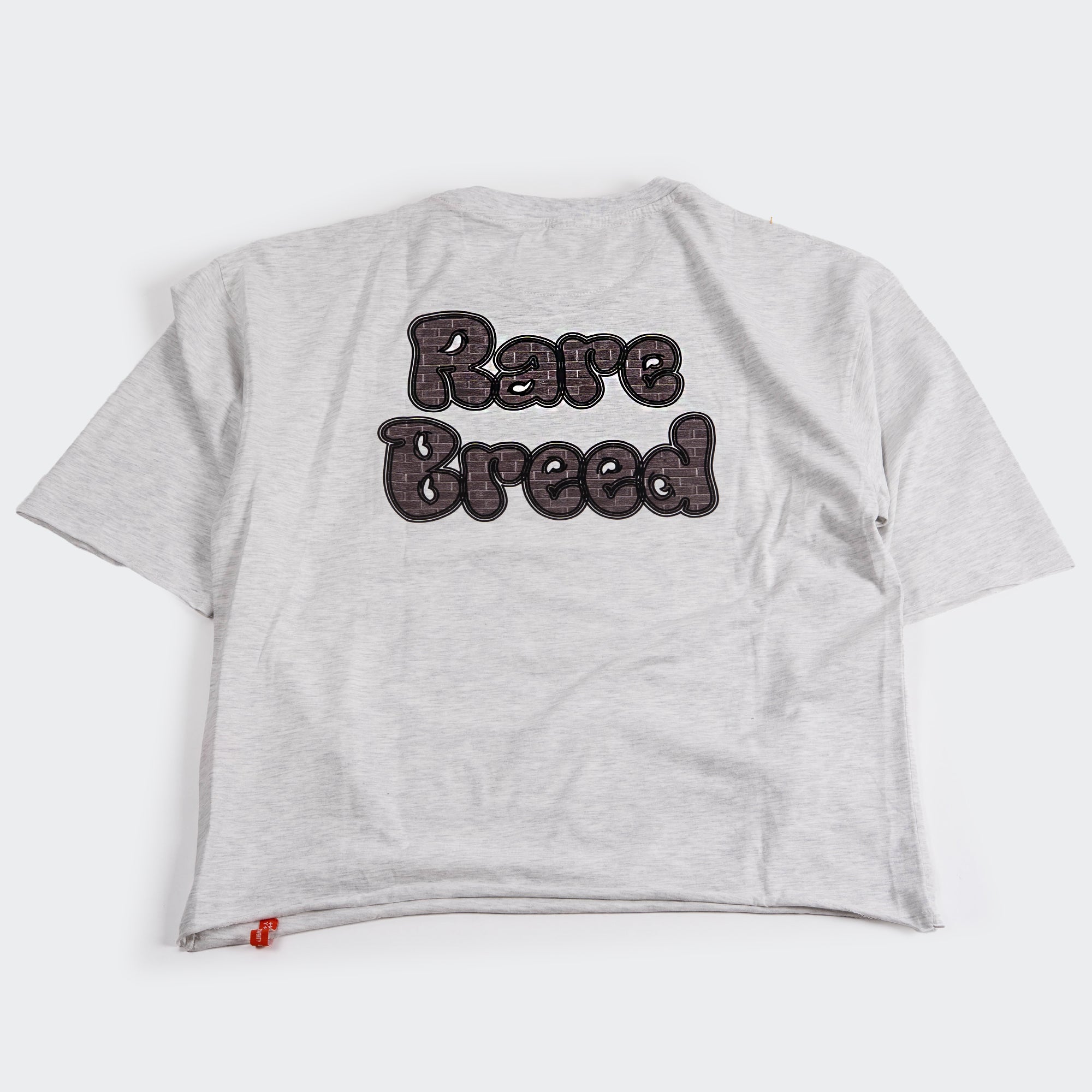 Men's TWO MILL TWENTY Teeth Cropped T-Shirt Gray