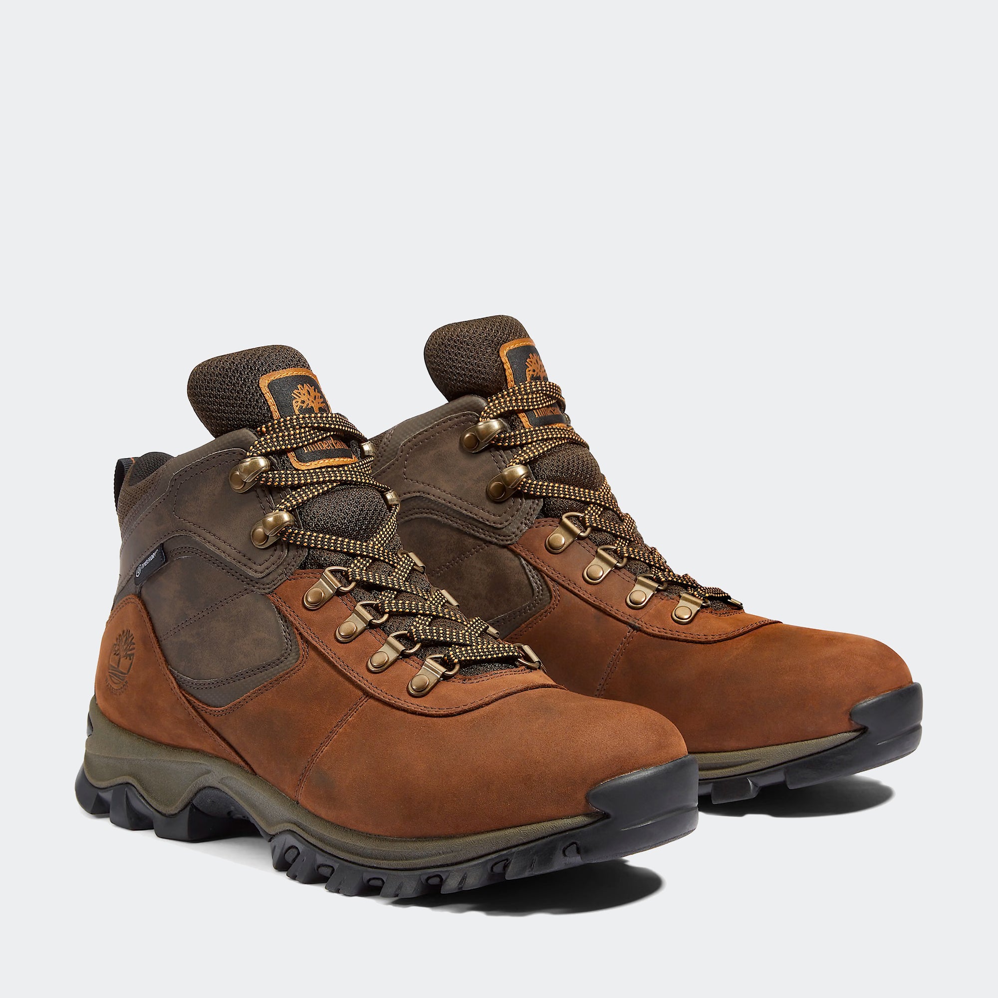 Men's Timberland Mt. Maddsen Waterproof Hiking Boots Dark Brown