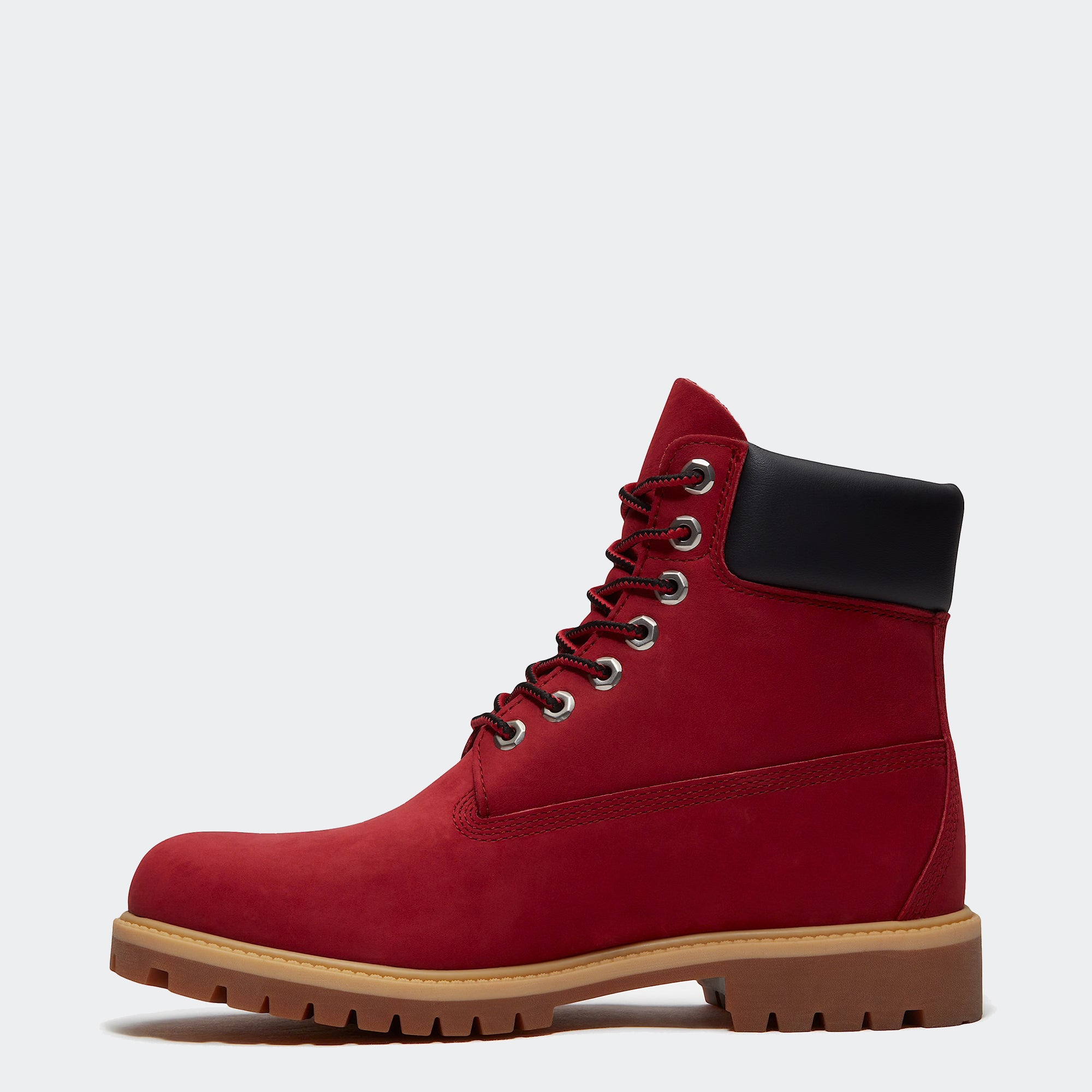 Men's Timberland Premium 6-Inch Waterproof Boots Dark Red Nubuck