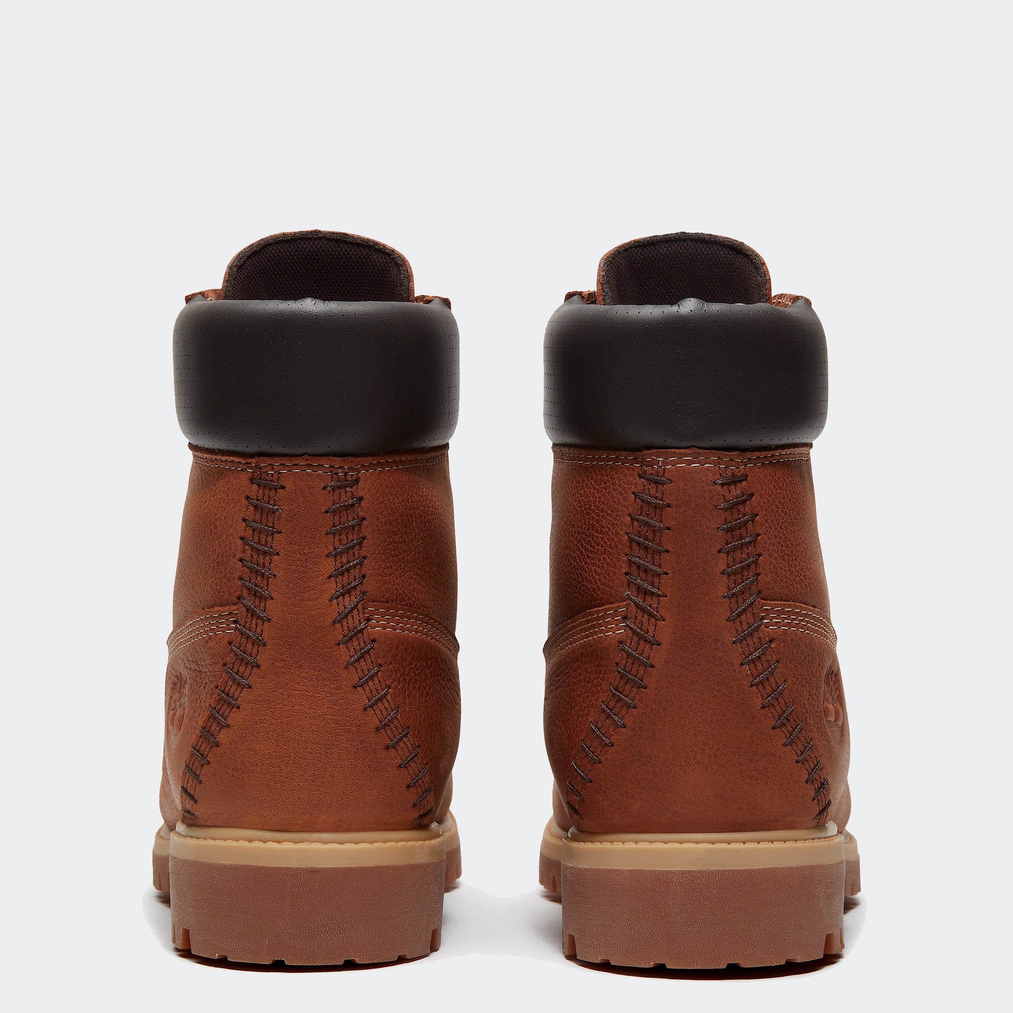 Men's Timberland Road Trip Premium 6-Inch Waterproof Boots Rust Full-Grain