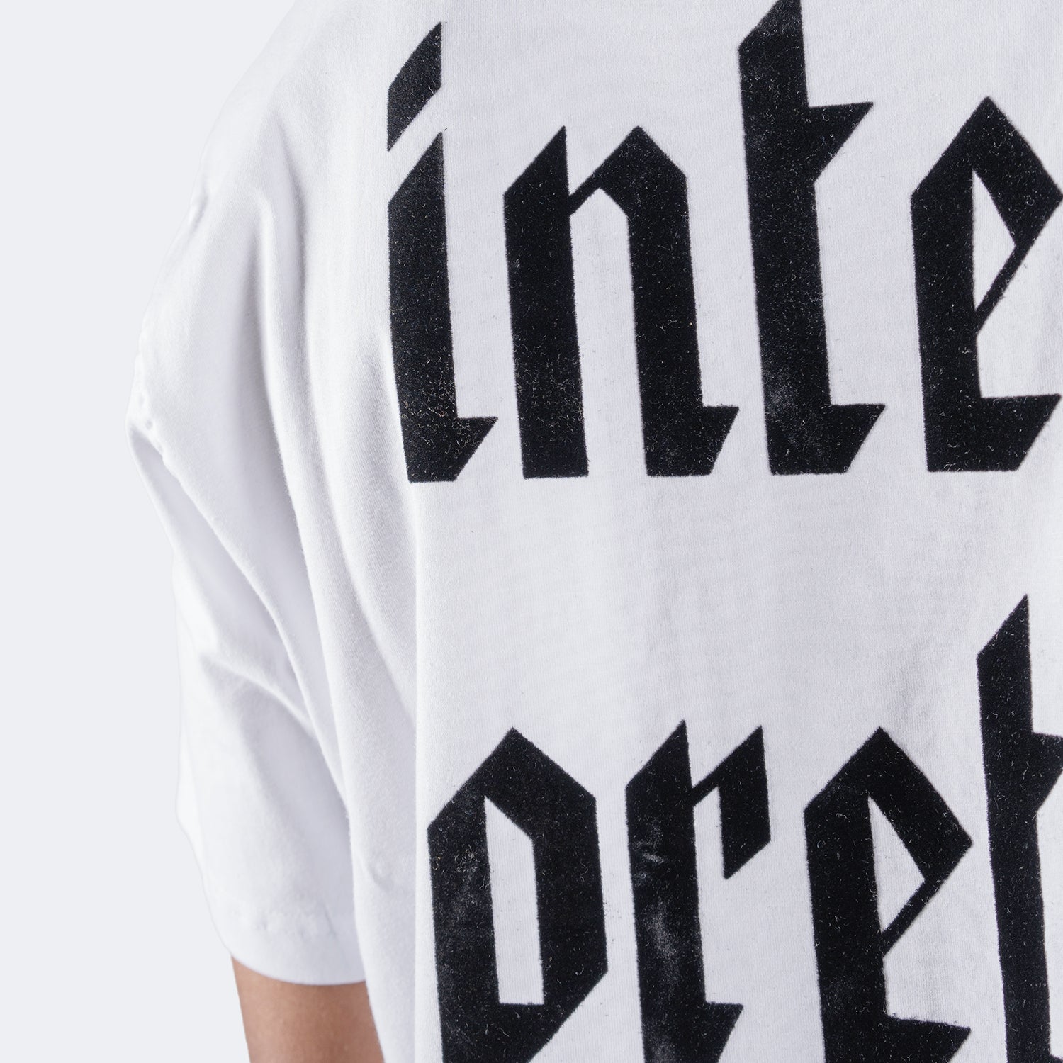 Men's TWO MILL TWENTY Illicit Ski Mask Script Graphic Tee White