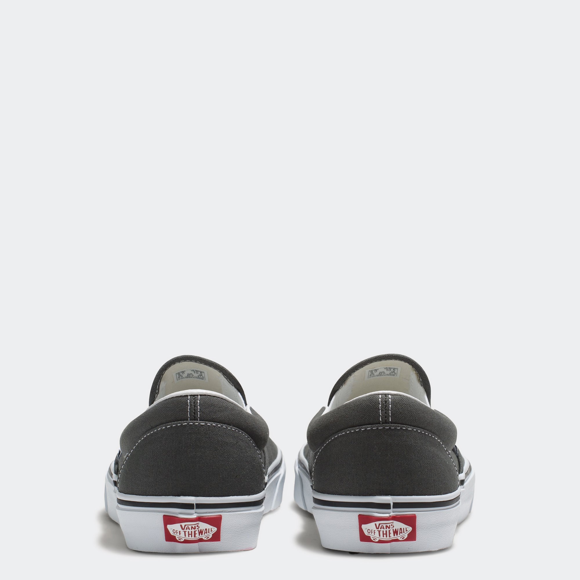 Men's Vans Classic Slip-On Shoes Charcoal Grey