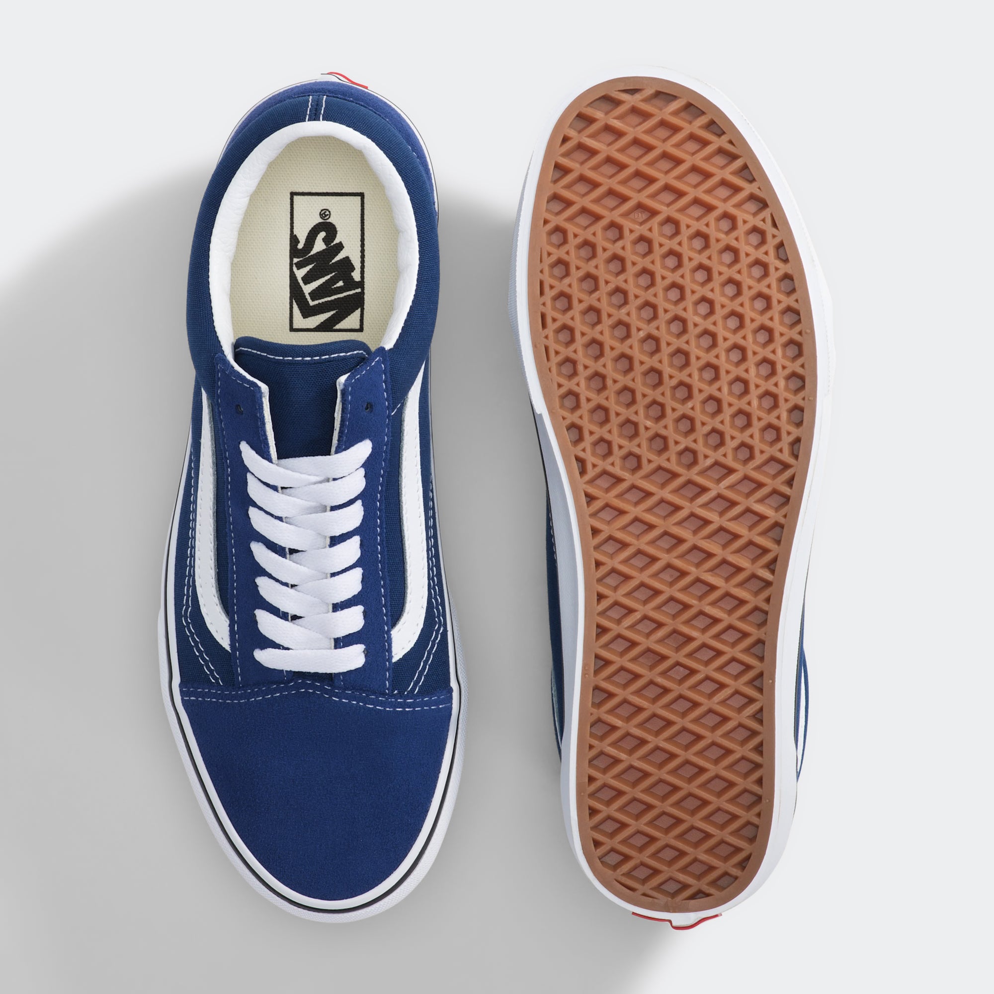 Men's Vans Old Skool Shoes Deep Indigo Blue