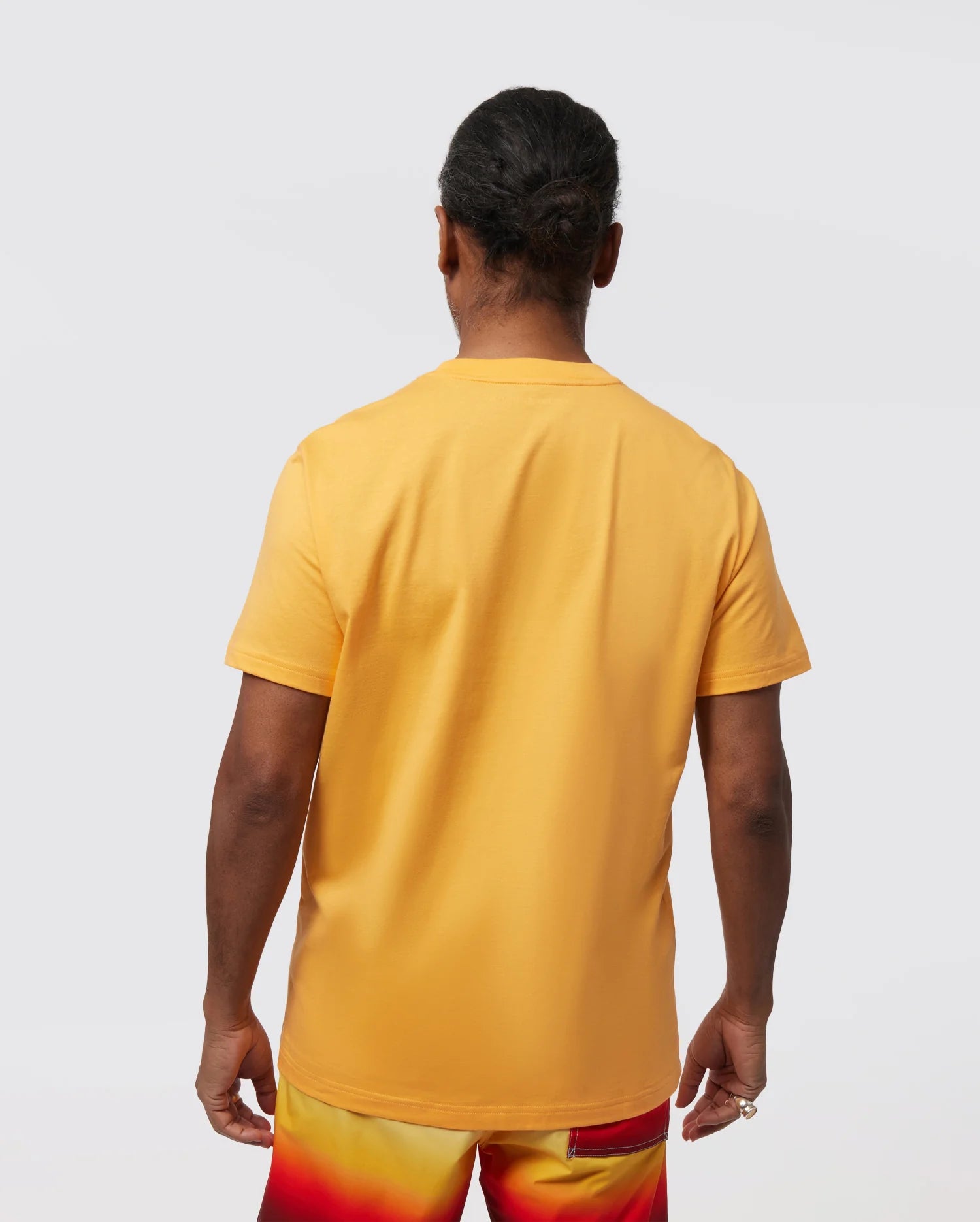 Men's Psycho Bunny Classic Crew Neck Tee Orange Soda