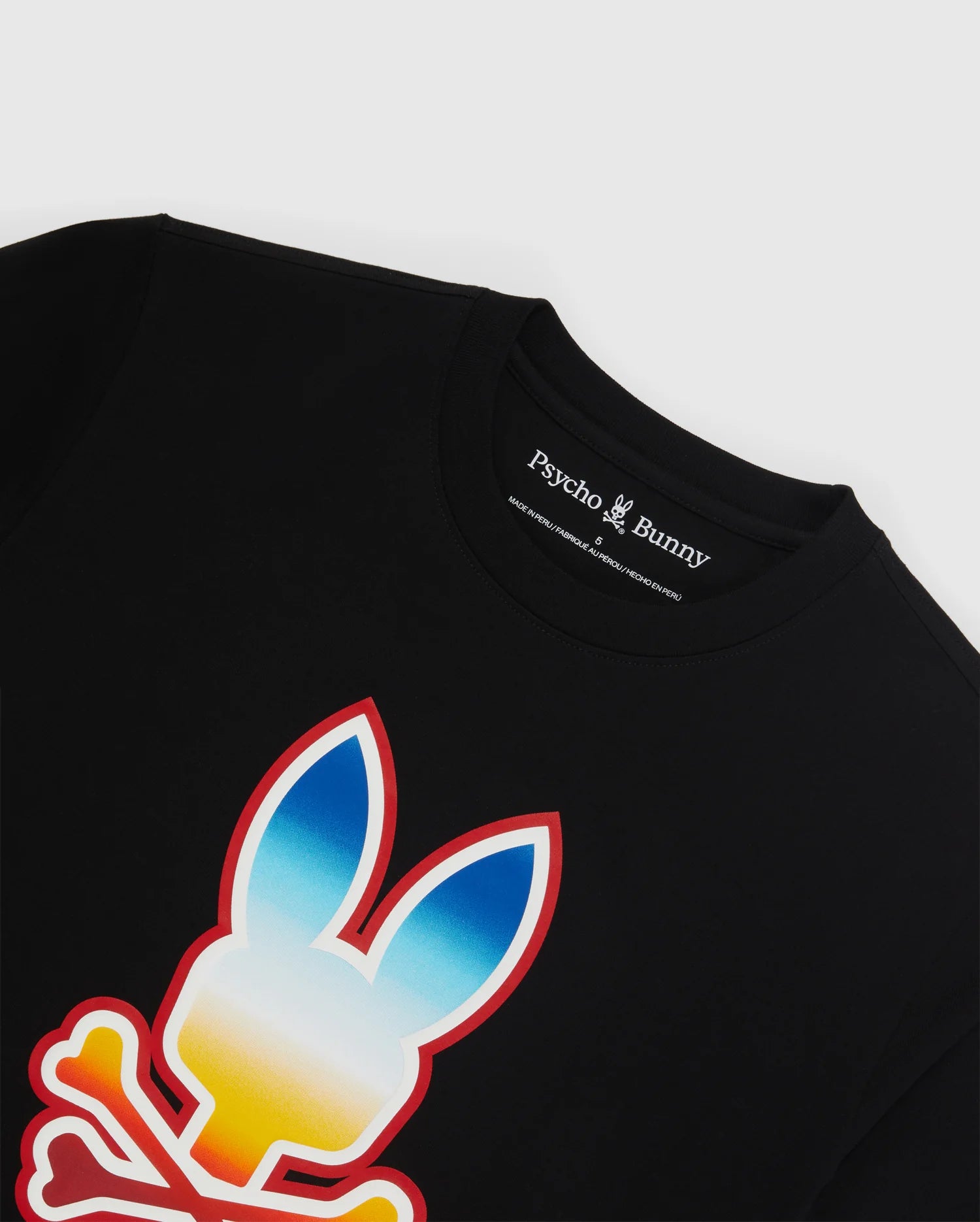 Men's Psycho Bunny Guy Graphic Tee Black