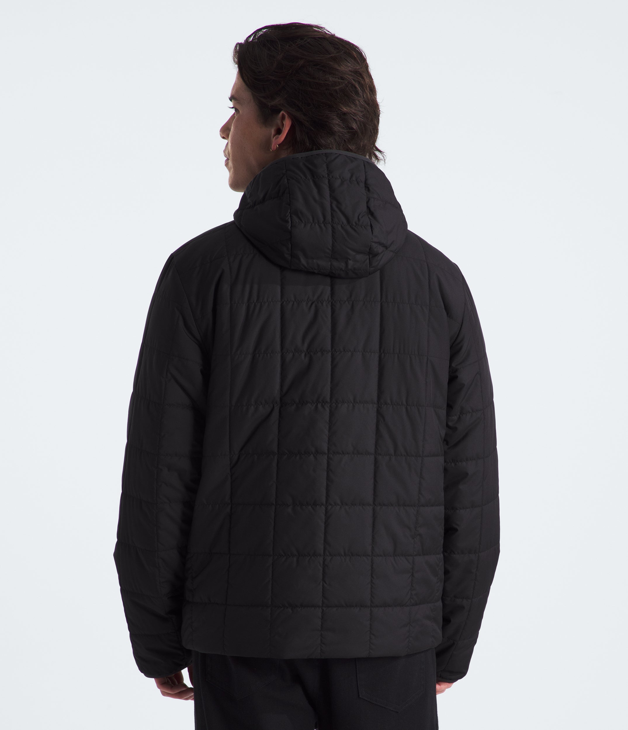 Men's The North Face Junction Insulated Hoodie Jacket Black