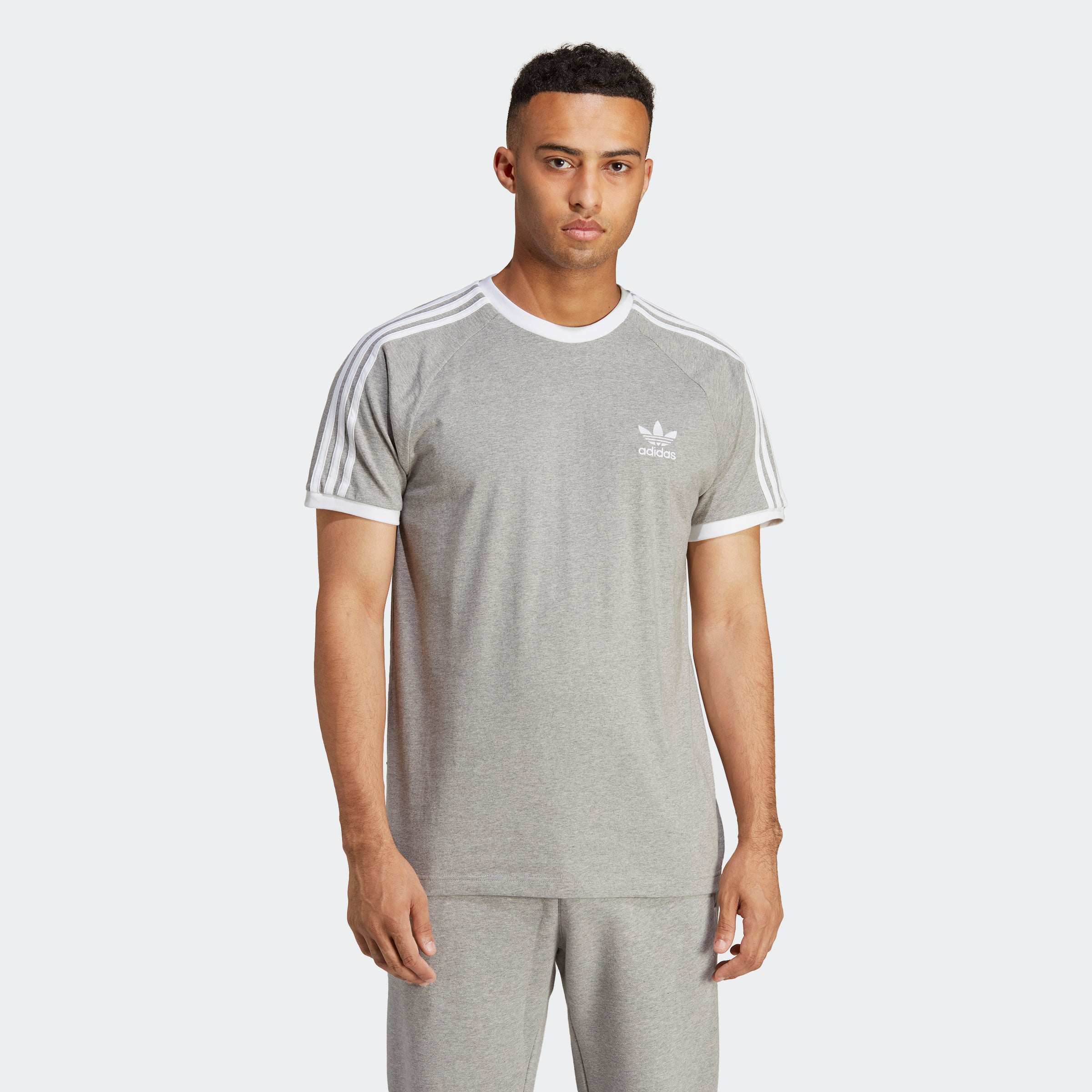 Men’s adidas Originals Adicolor Classics 3-Stripes Tee Medium Grey Heather