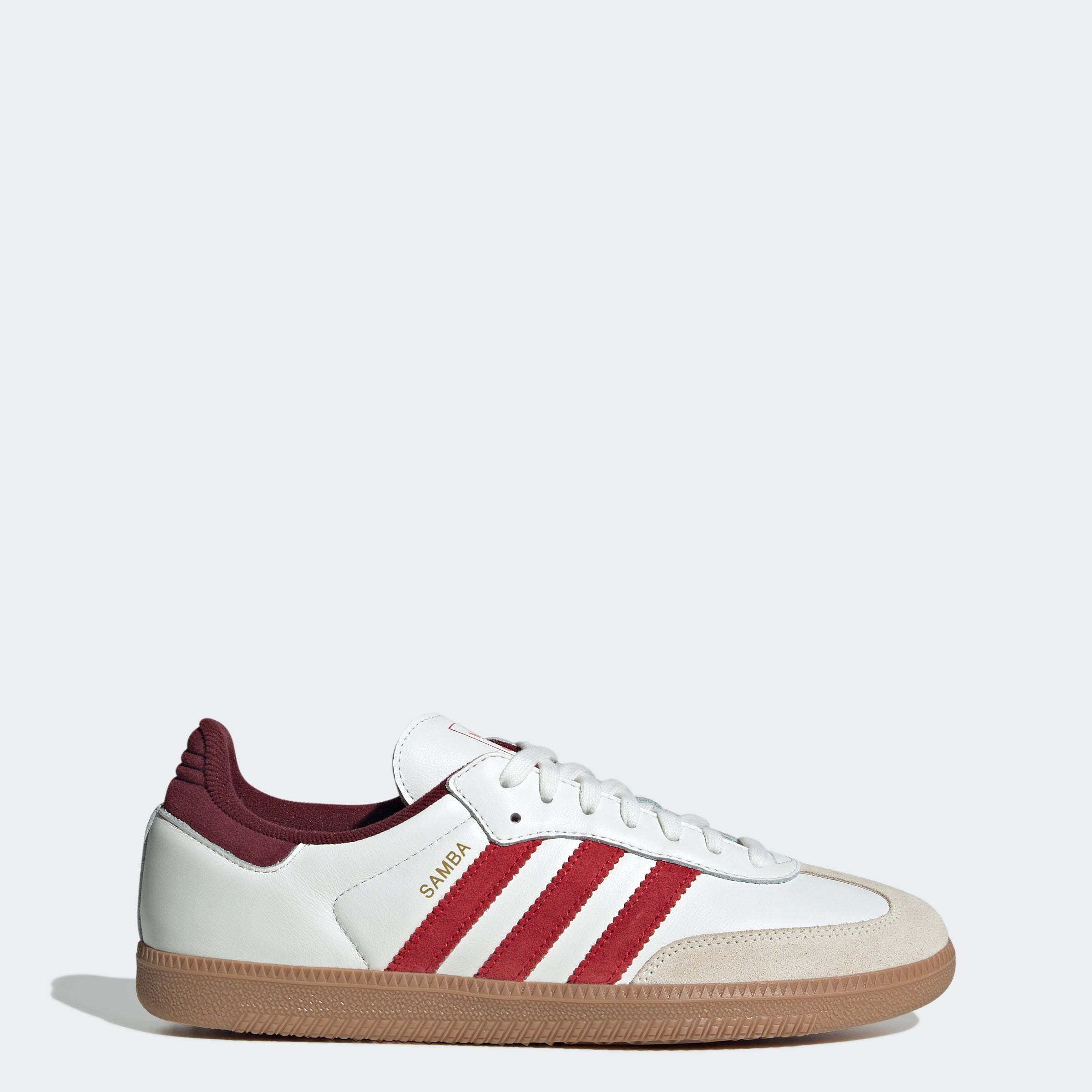 Men's adidas Originals Samba OG Shoes Core White / Better Scarlet / Shadow Red