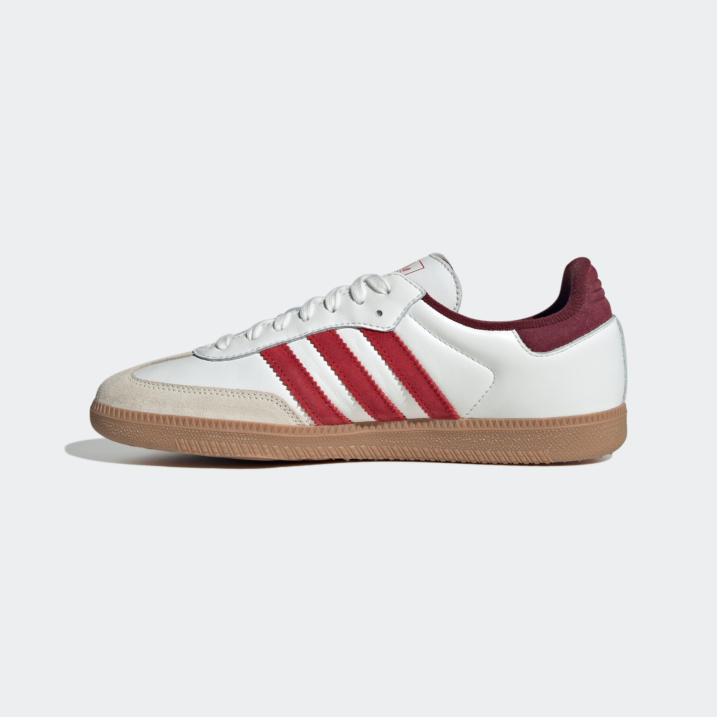 Men's adidas Originals Samba OG Shoes Core White / Better Scarlet / Shadow Red